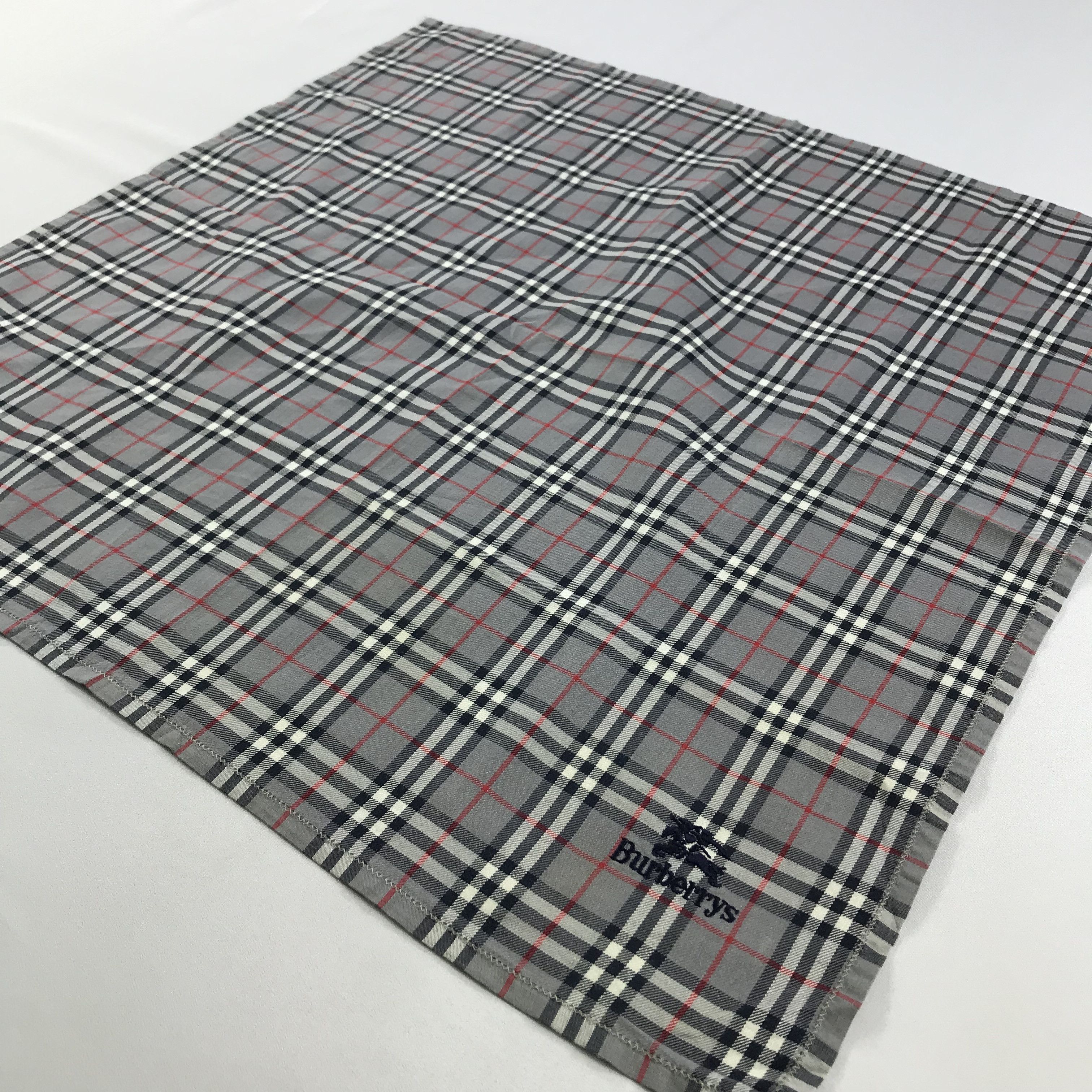 Burberry × Vintage Burberry Bandana / Handkerchief / Neckerchief - S2692 Size ONE SIZE - 2 Thumbnail