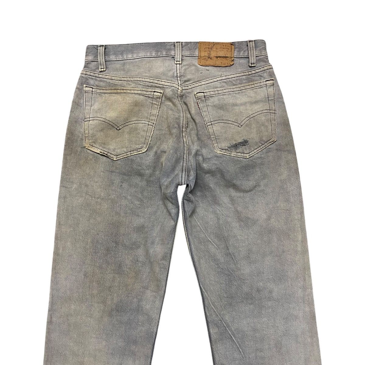 Levi's Vintage Levis 501 Blank Grunge Jeans Size US 30 / EU 46 - 11 Thumbnail