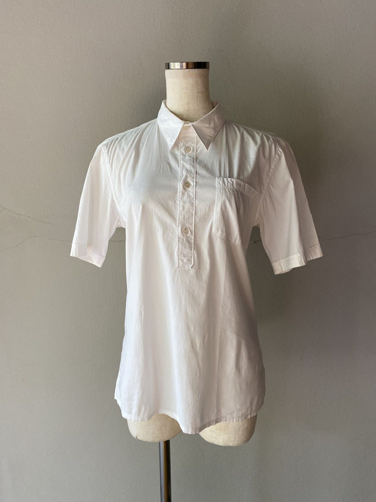 Zucca ZUCCA White Short-Sleeve Shirt Size US M / EU 48-50 / 2 - 13 Thumbnail