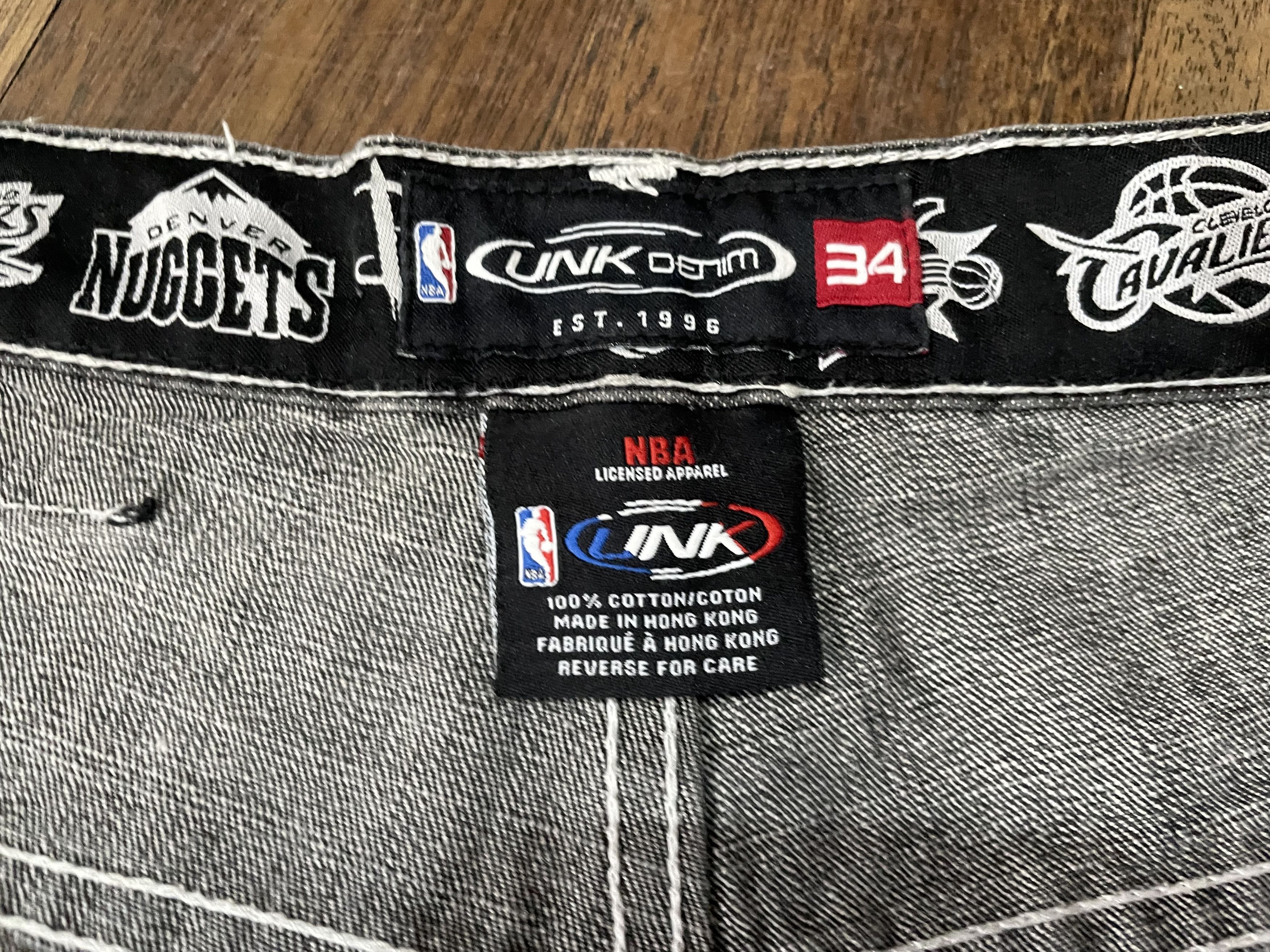 NBA Nba Unk - All Star - Y2k Baggy Pants - Patches Size US 34 / EU 50 - 12 Thumbnail