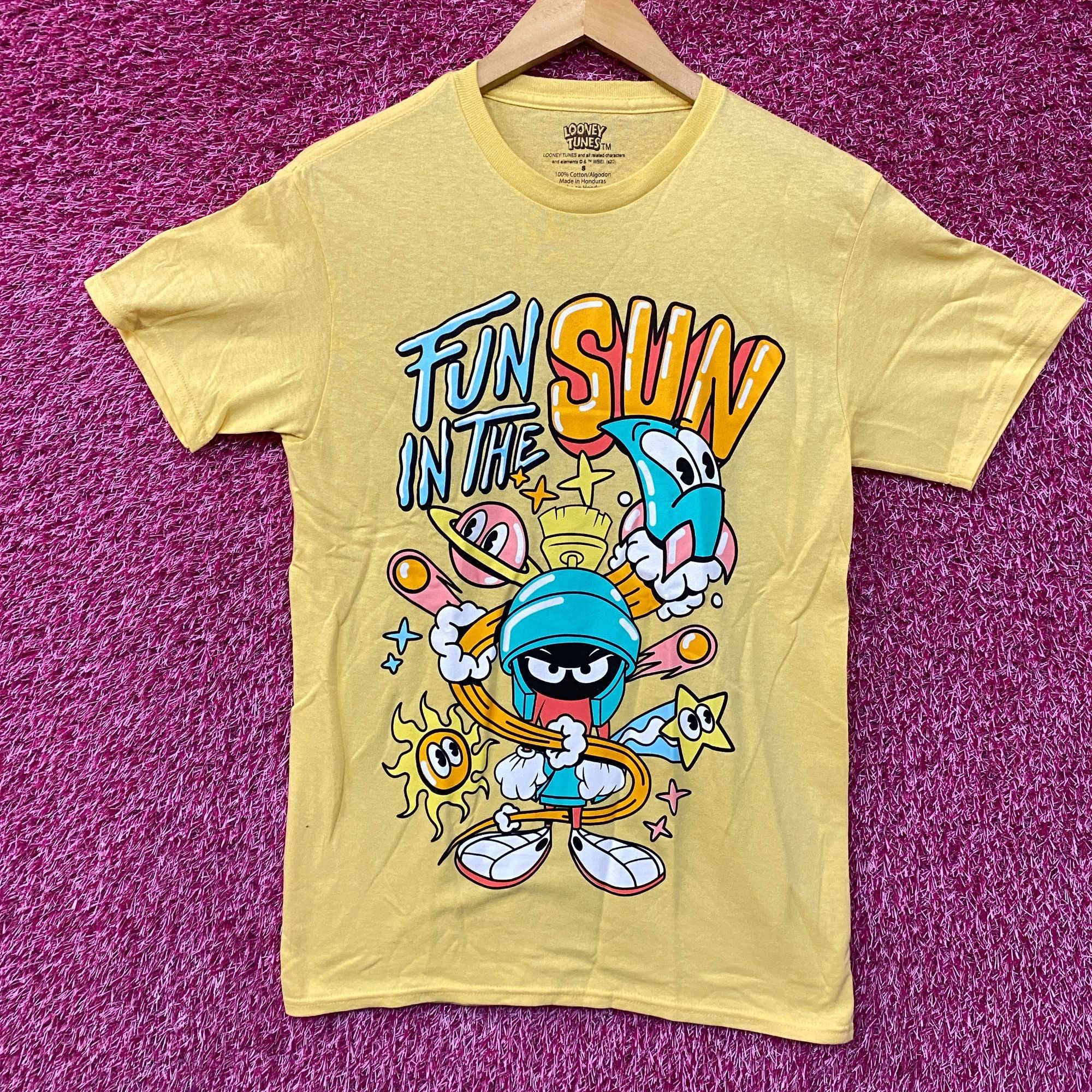 Warner Bros Marvin the Martian Fun in the Sun Looney Tunes T-Shirt Small Size US S / EU 44-46 / 1 - 1 Thumbnail