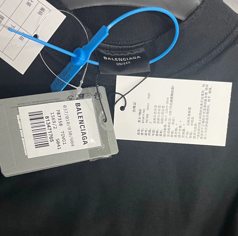 Balenciaga Balenciaga size 2 Monogrammed crewneck short sleeve T-shirt Size US S / EU 44-46 / 1 - 4 Thumbnail
