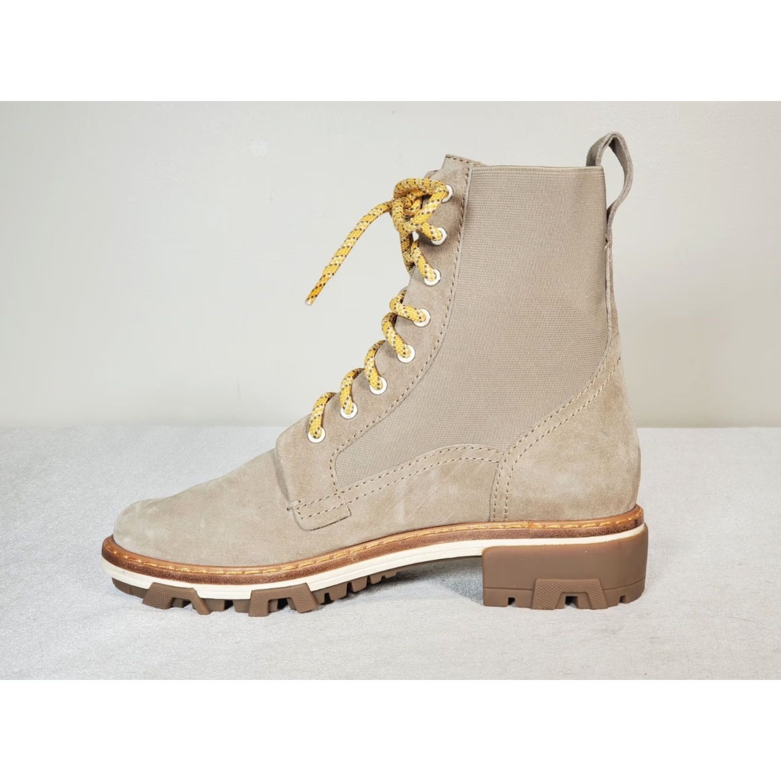 Rag & Bone Rag & Bone New York Shiloh Combat Boots Light Sand Suede Women's US 9 Beige Leather Lining - Suede Combat Boots, Rag & Bone Women, Light Sand, 9 Size US 9 / IT 39 - 5 Thumbnail