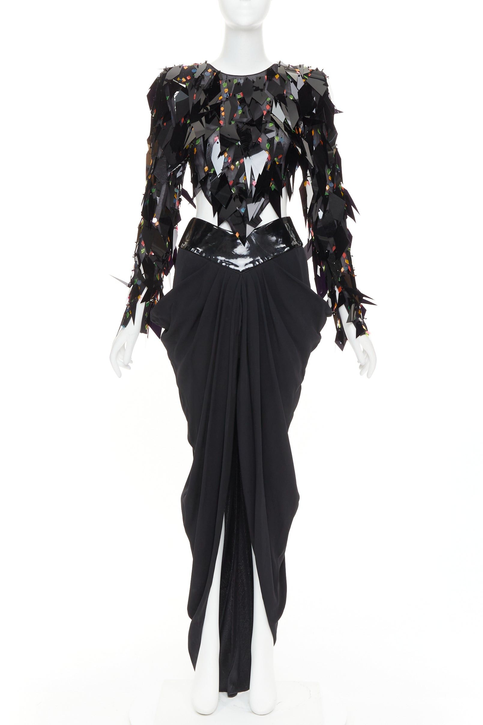 Alexandre Vauthier rare ALEXANDRE VAUTHIER COUTURE SS2023 Runway Lesage filigree paillette hand beaded gown dress Size S / US 4 / IT 40 - 1 Thumbnail