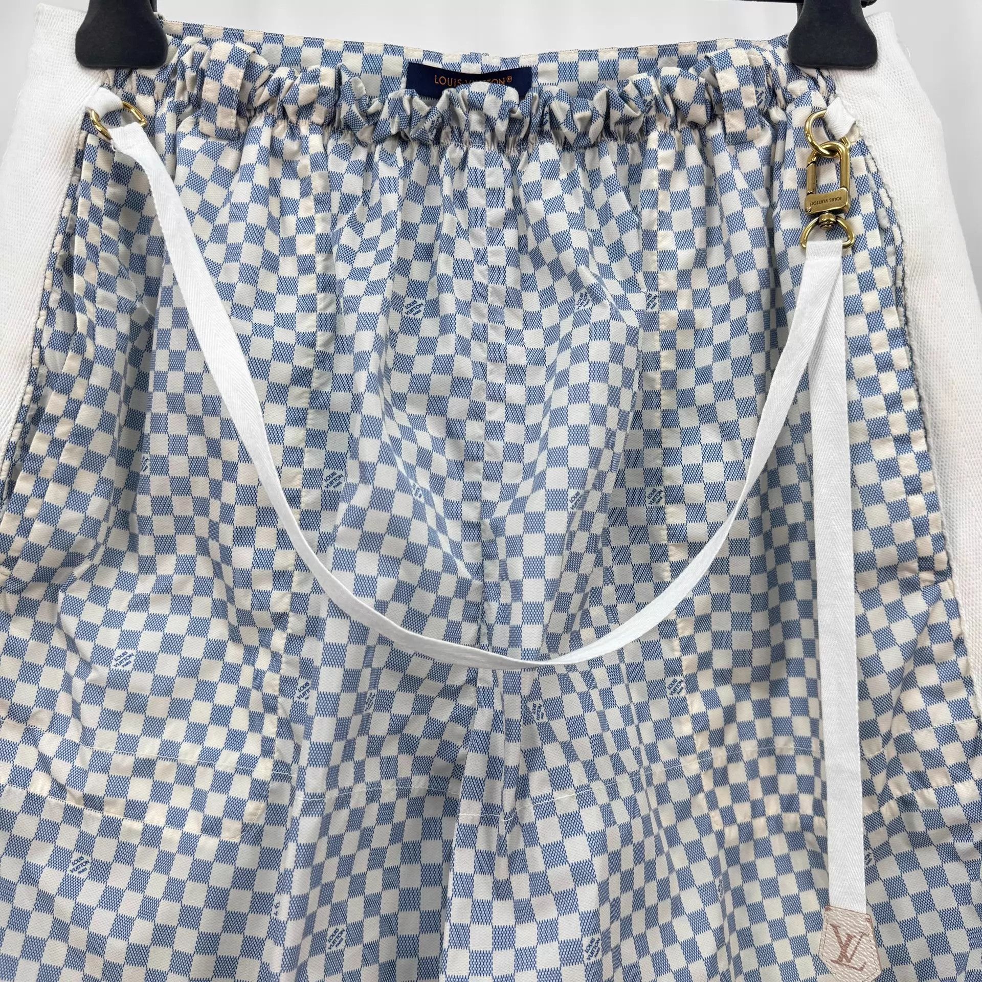 Louis Vuitton LV 24ss Plaid Webbing Shorts 40 99N 7800 KL10873 Size 28" / US 6 / IT 42 - 3 Thumbnail