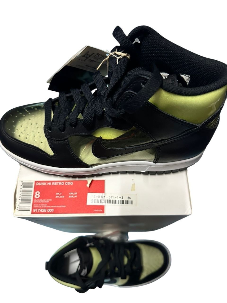 Comme des Garcons × Nike Nike Dunk Hight Retro X Comme Des Garcon Size US 7 / EU 40 - 3 Thumbnail