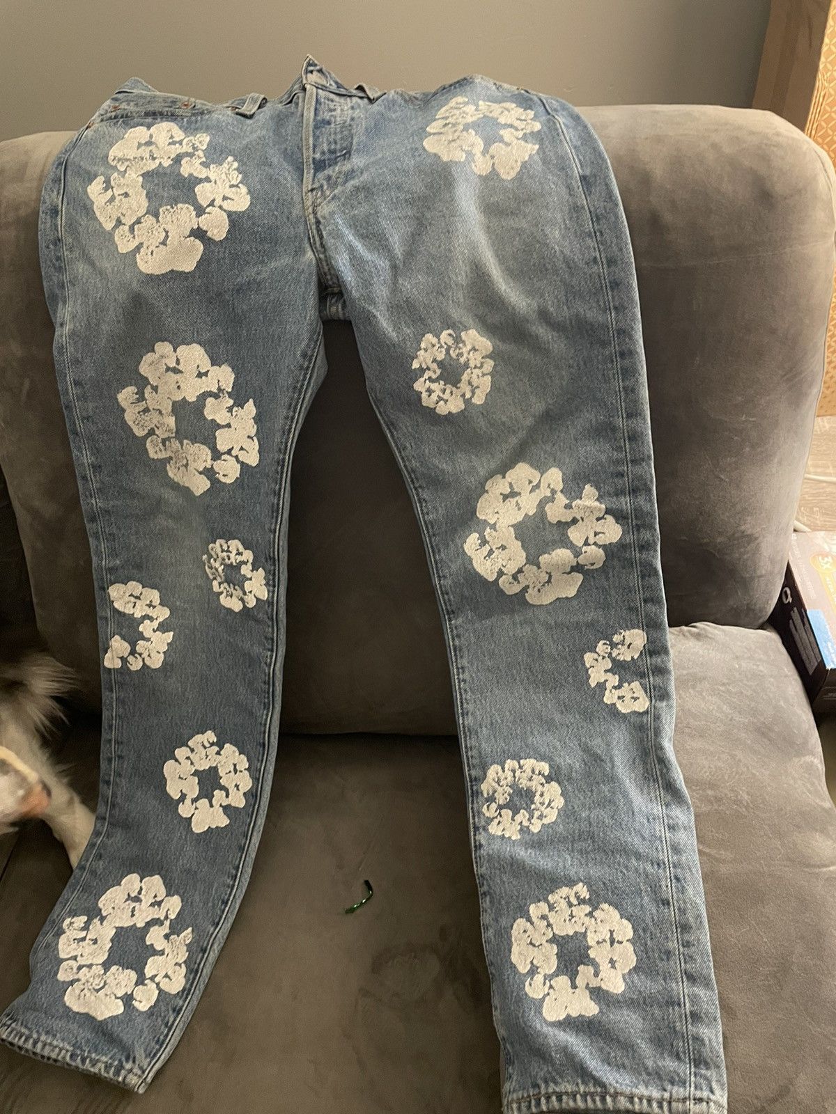 Image of Washed Denim Tears X Levi’S in Blue, Men's (Size 30)