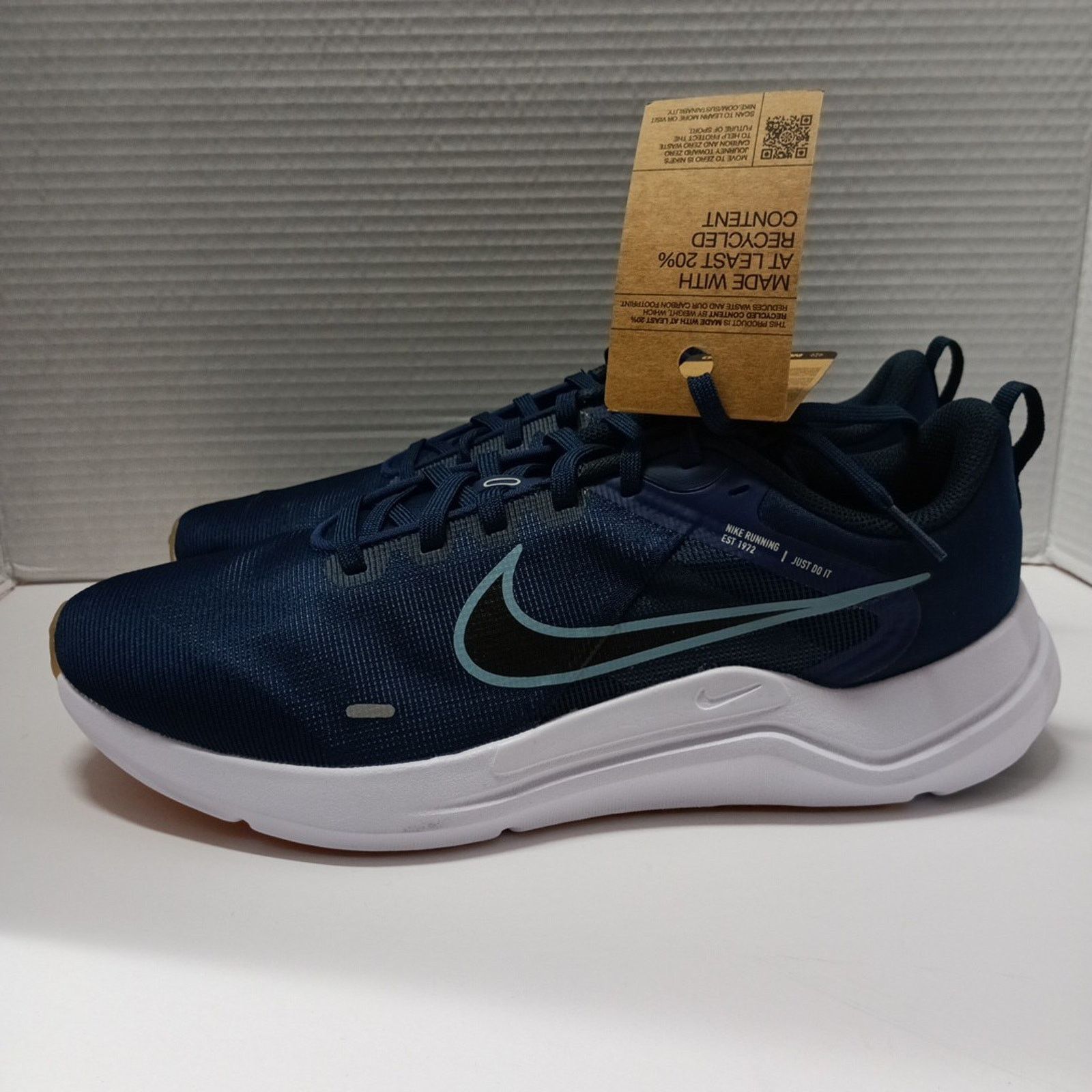 Nike Nike Downshifter 12 Mens Running Shoes Size 12 Midnight Navy Size US 12 / EU 45 - 3 Thumbnail