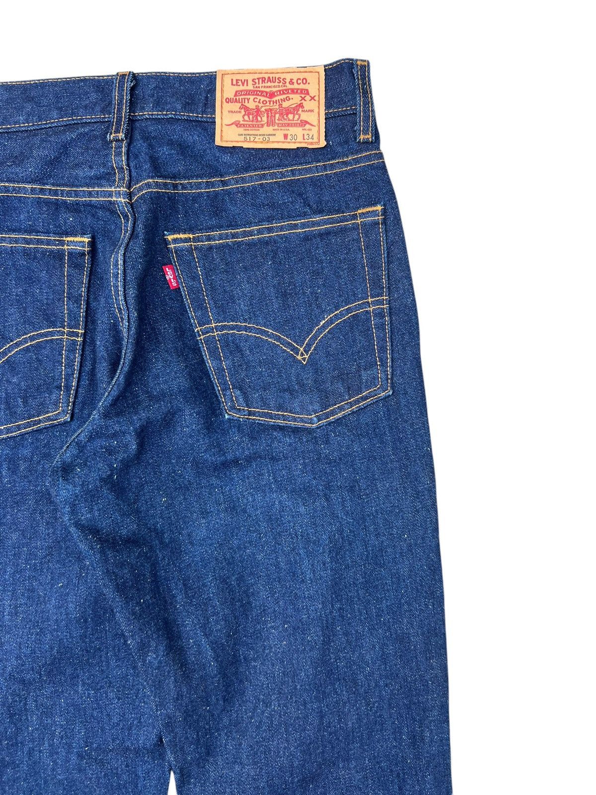 Levi's Vintage 2000 Levi’s 517 Usa Blue Denim Bootcut Jeans Size US 30 / EU 46 - 16 Thumbnail