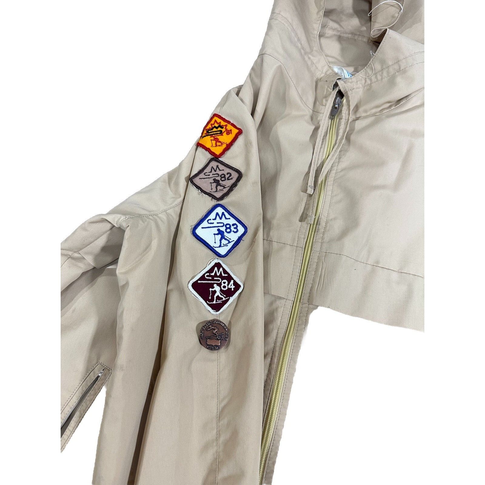 Other Vintage Ski Club Winter Sports Snowboarding Beige Parka Jack Size US L / EU 52-54 / 3 - 3 Thumbnail