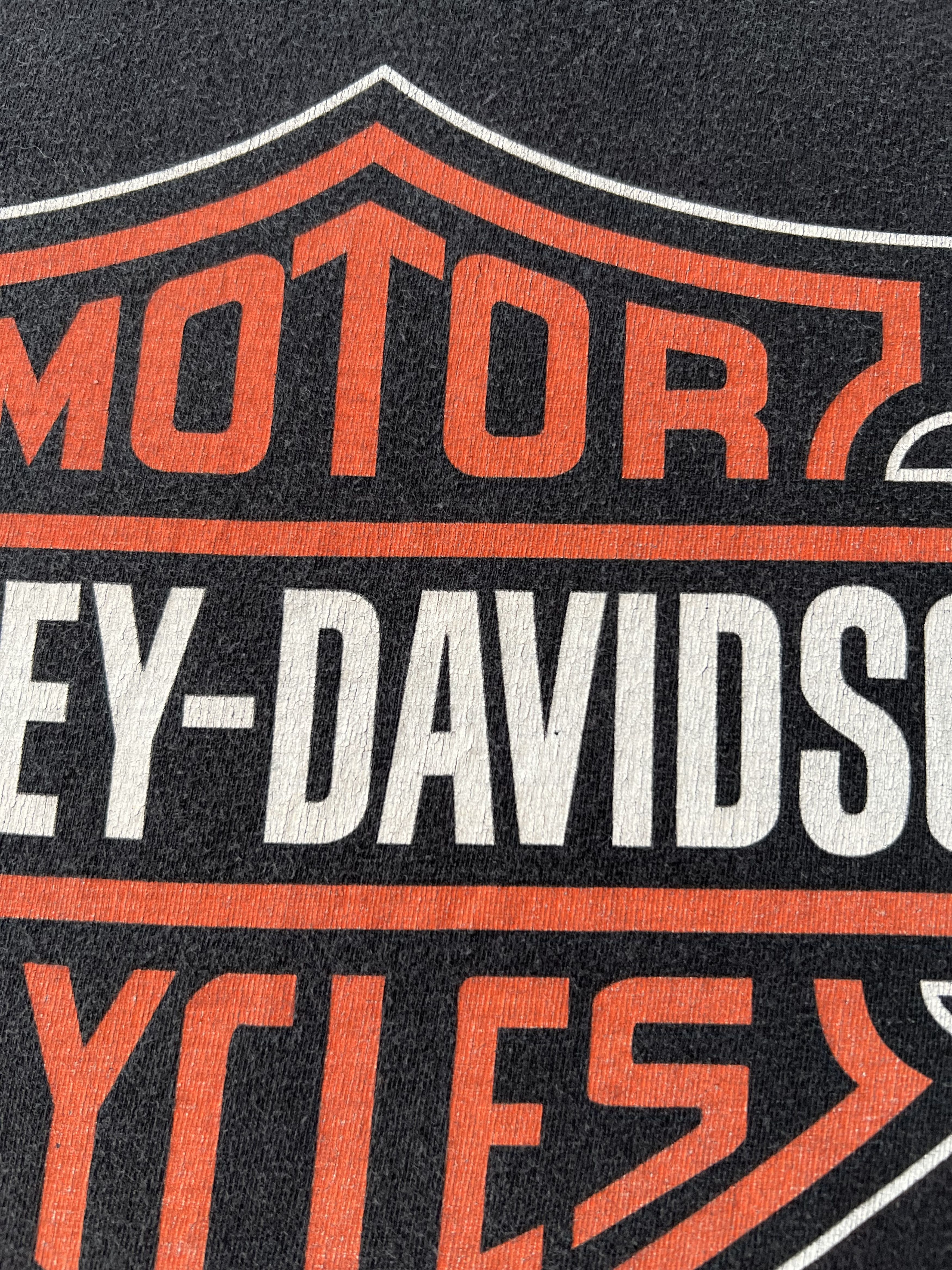 Harley Davidson Vintage 2009 Harley Davidson Switzerland Black T-shirt Size US L / EU 52-54 / 3 - 7 Thumbnail