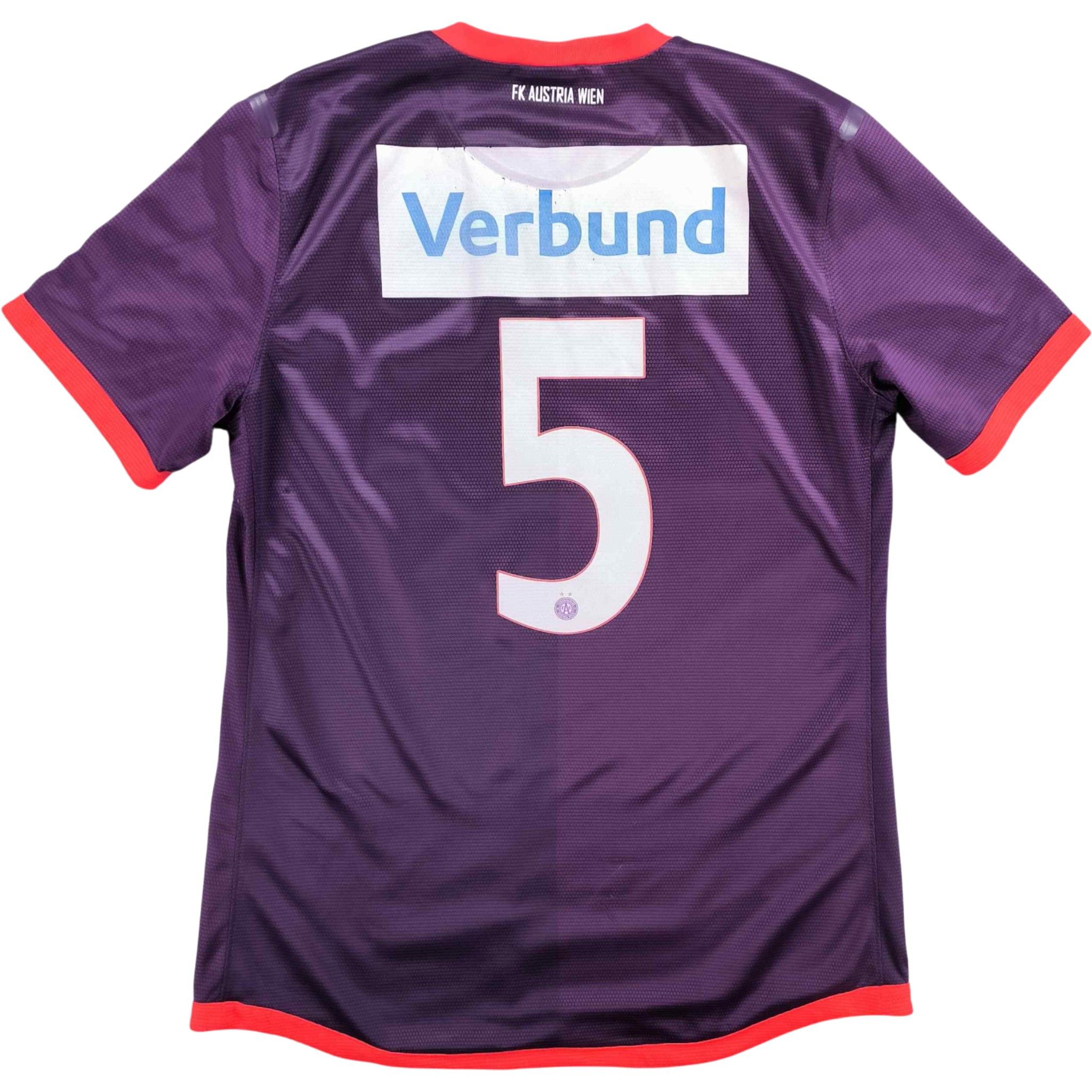 Nike MATCH WORN Austria Wien 12-14 home #5 football jersey size L Size US L / EU 52-54 / 3 - 2 Thumbnail