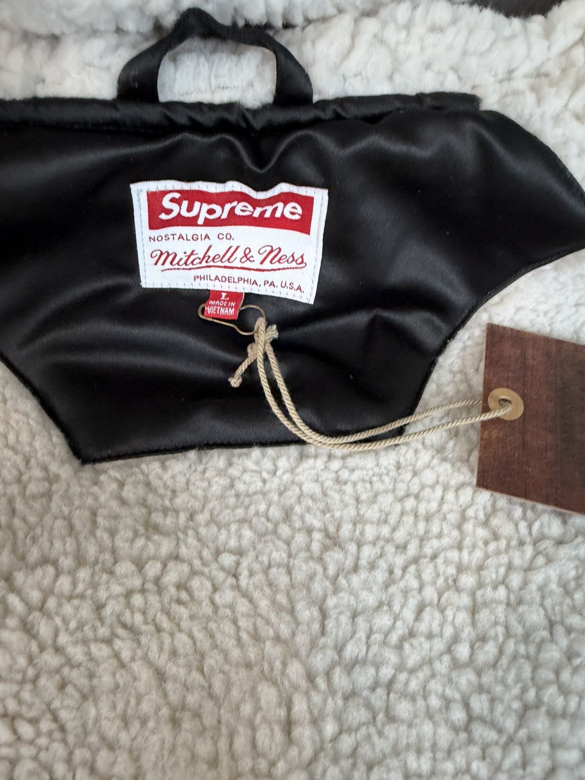 Mitchell & Ness × Supreme Supreme X Mitchell and Ness Satin Bomber jacket Size large Size US L / EU 52-54 / 3 - 13 Thumbnail