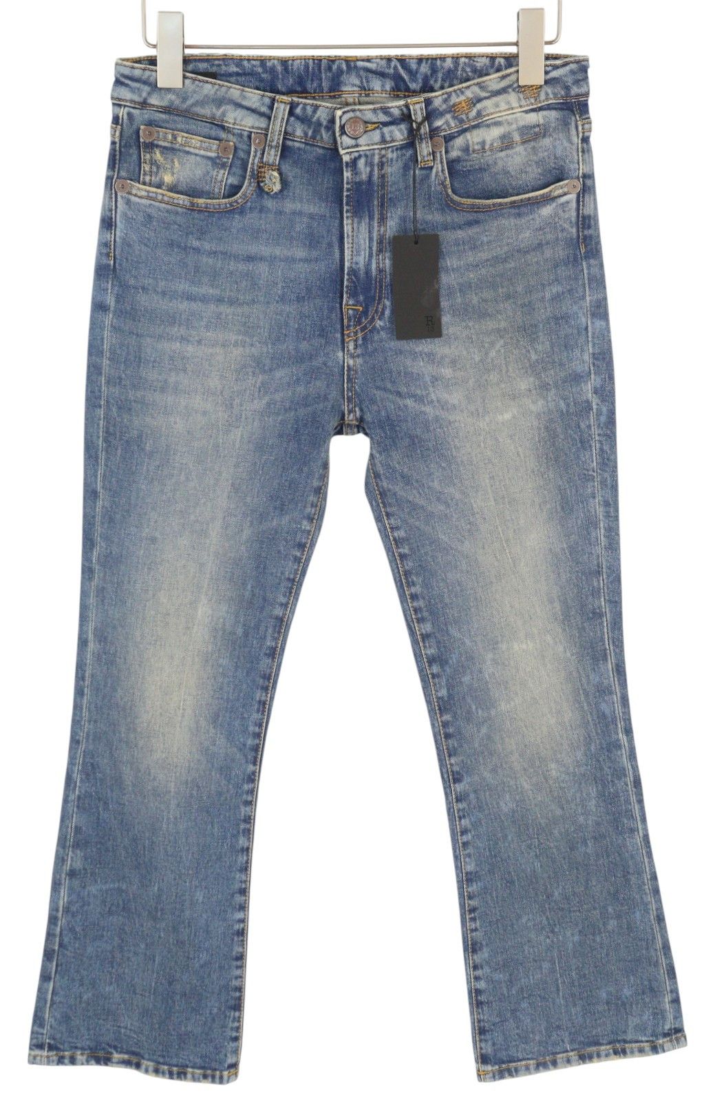 KICK FIT 29 Kelly Stretch Washed Faded Ankle Cropped 86334