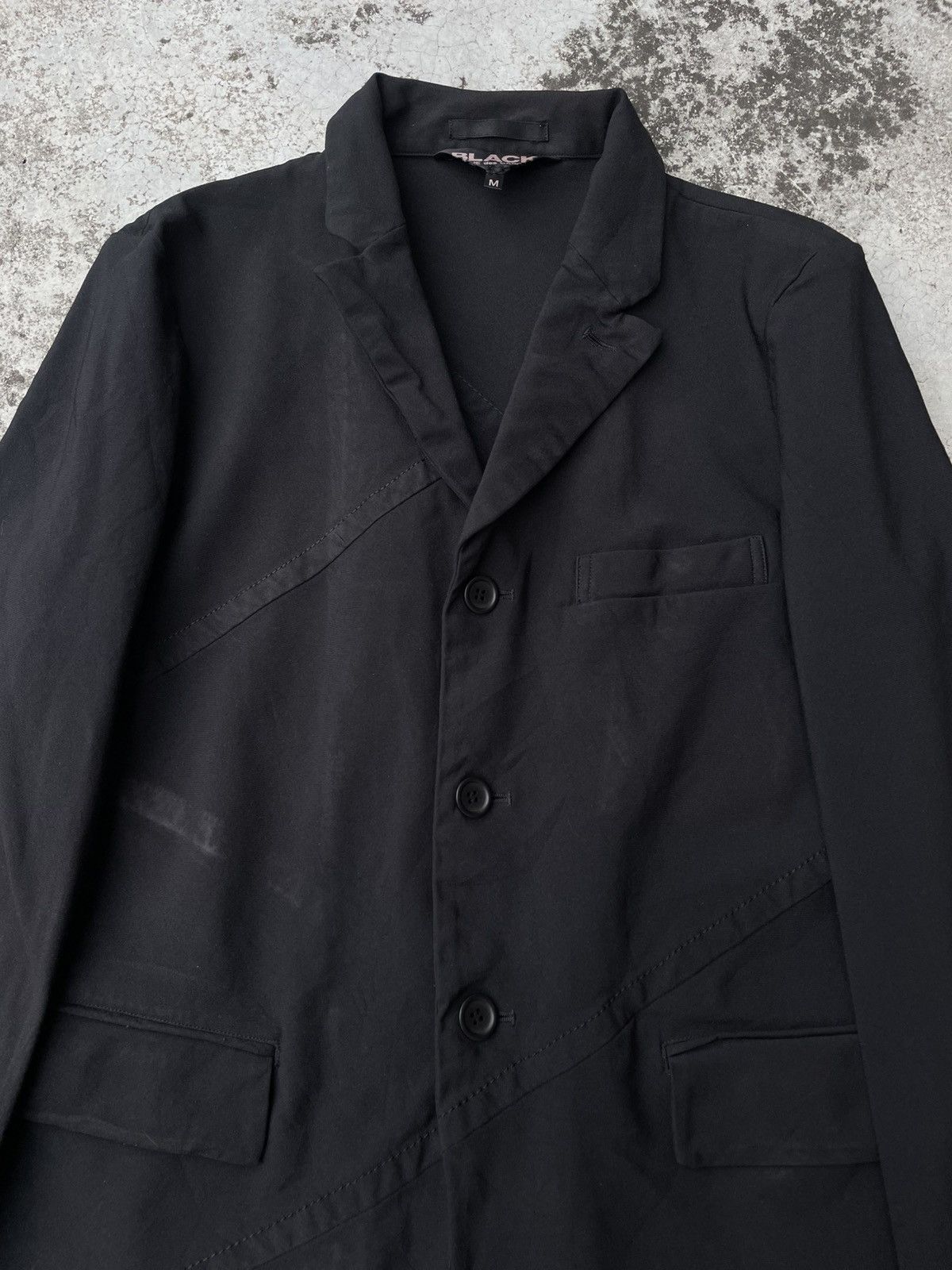 Comme des Garcons Vintage 90's Comme Des Garcons Black Blazzer Size US M / EU 48-50 / 2 - 3 Thumbnail