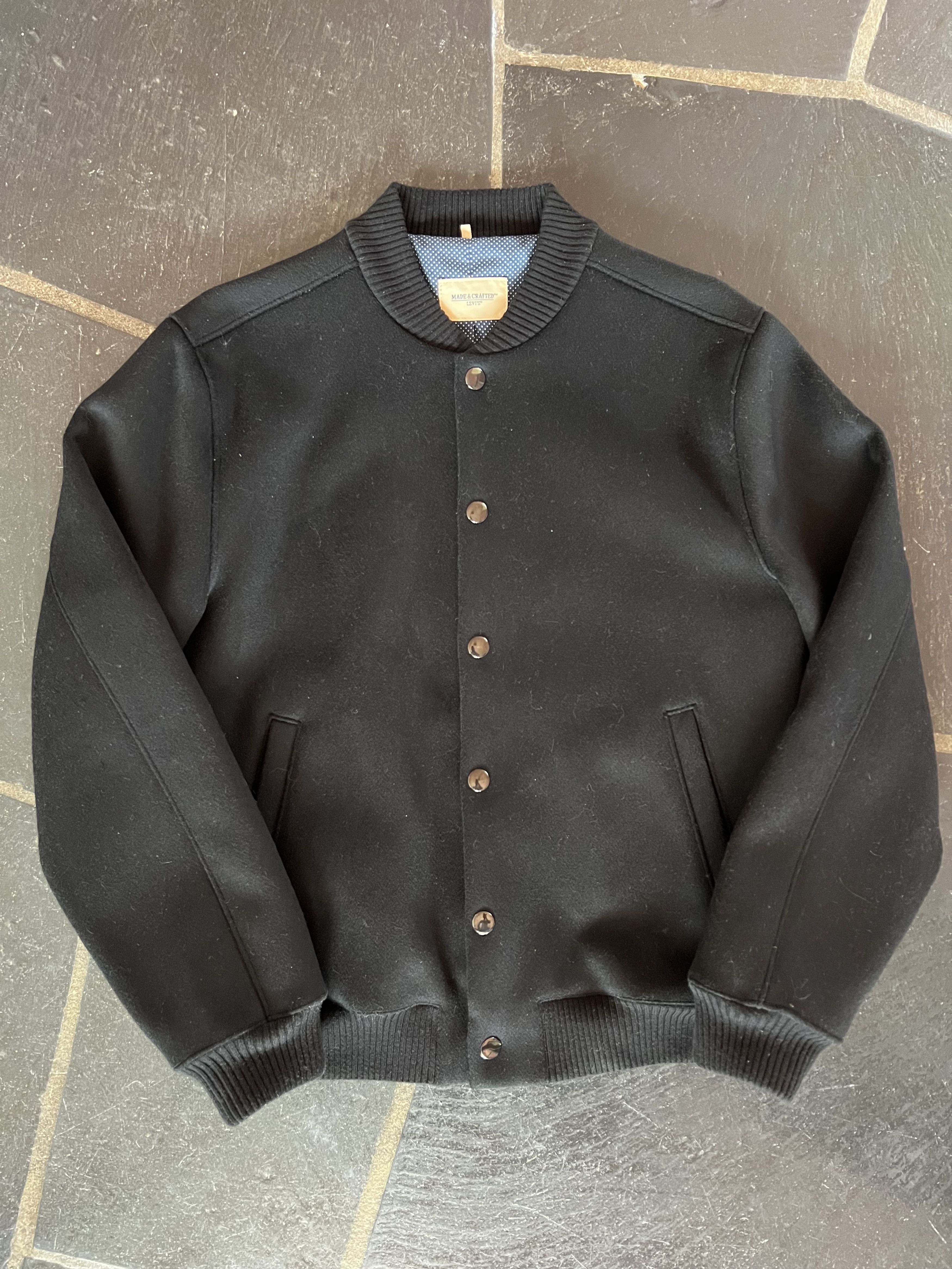 Levi's Made & Crafted Wool Varsity Jacket Size US S / EU 44-46 / 1 - 1 Thumbnail