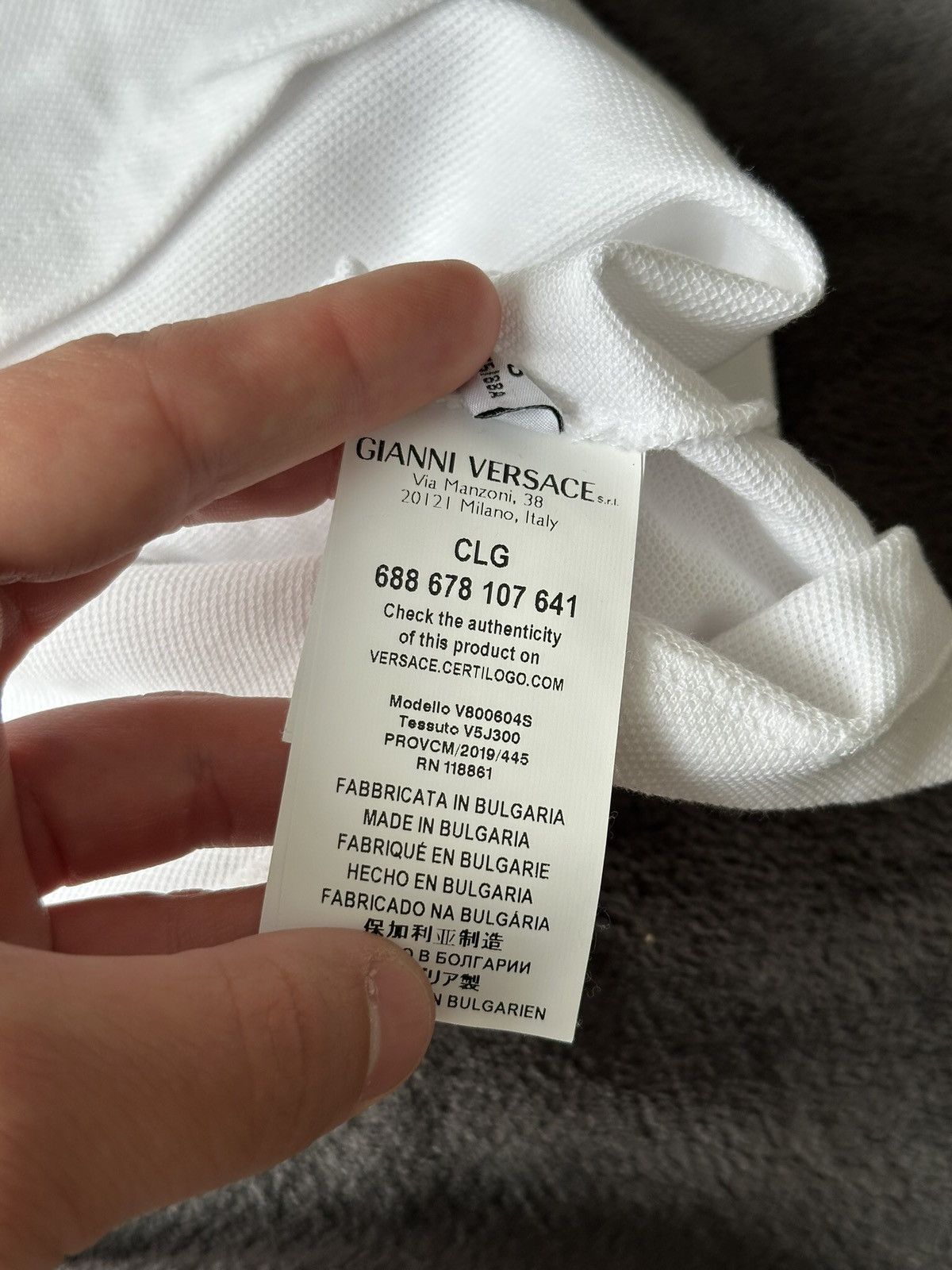 Versace Versace Polo Medusa Logo Premium Tee Size US S / EU 44-46 / 1 - 8 Thumbnail