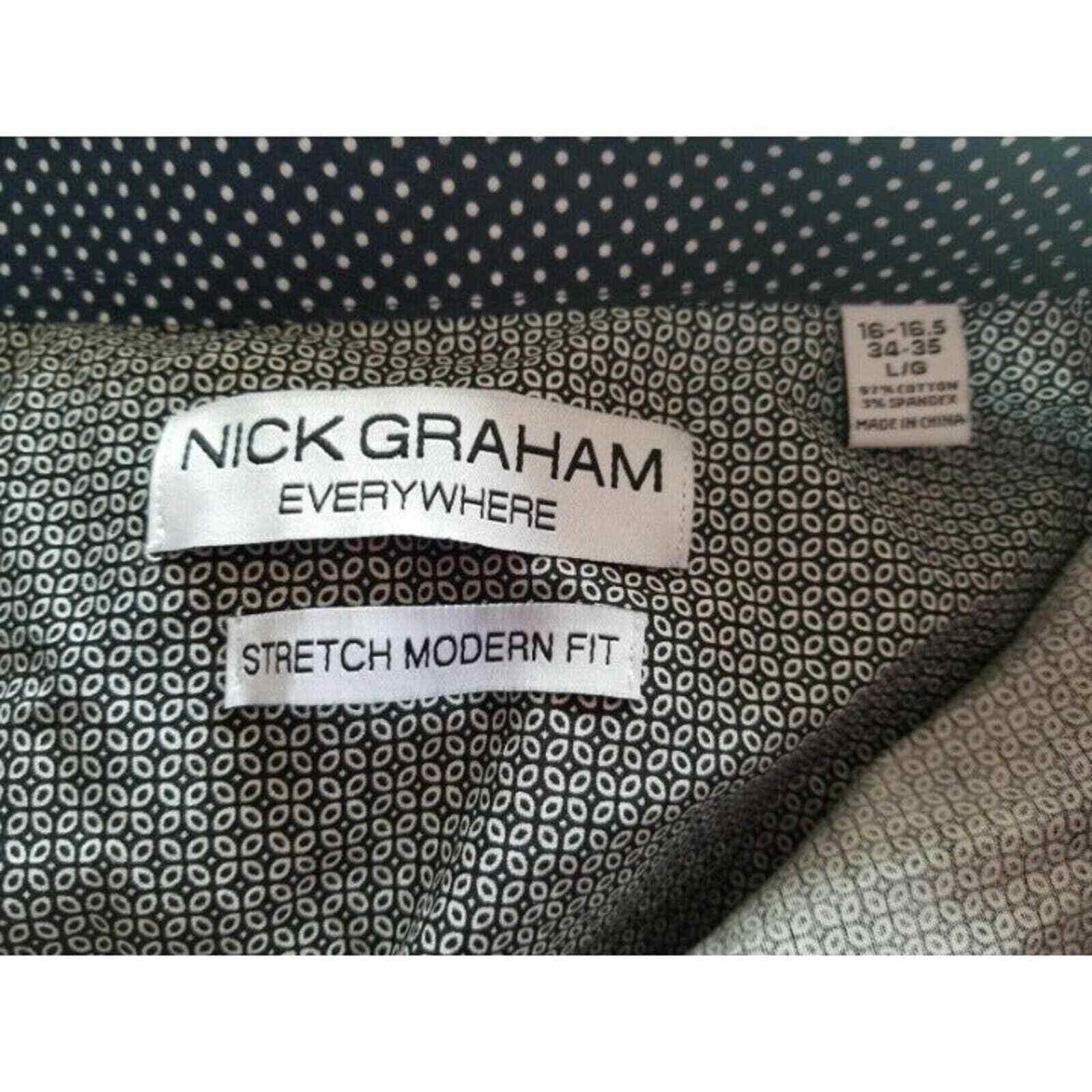 Other Nick Graham Everywhere Stretch Modern Fit L Button Down Dres Size US L / EU 52-54 / 3 - 4 Thumbnail