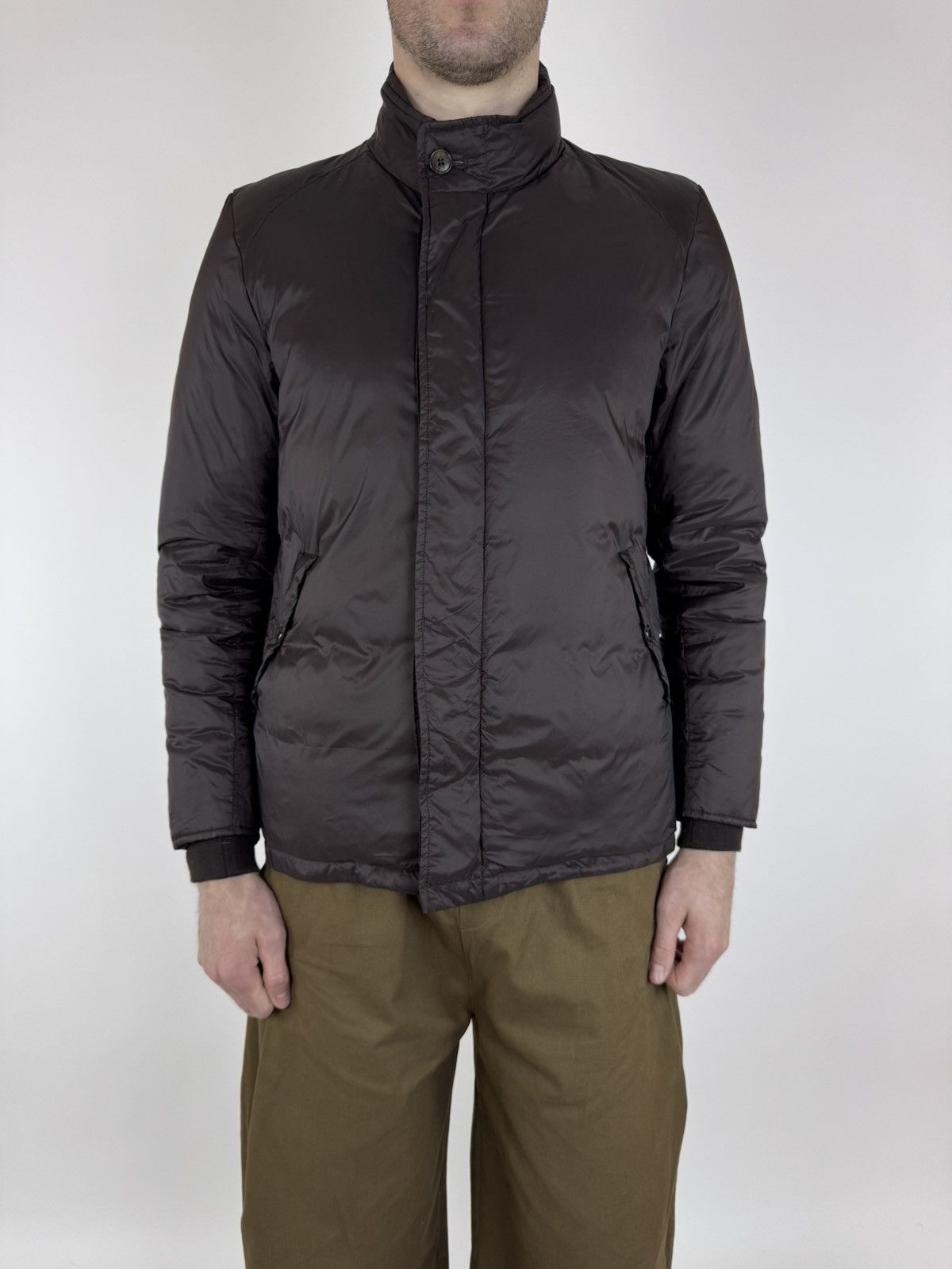 McGregor Distinction McGregor Down Jacket Mens Brown Puffer Size M-L Size US L / EU 52-54 / 3 - 1 Thumbnail