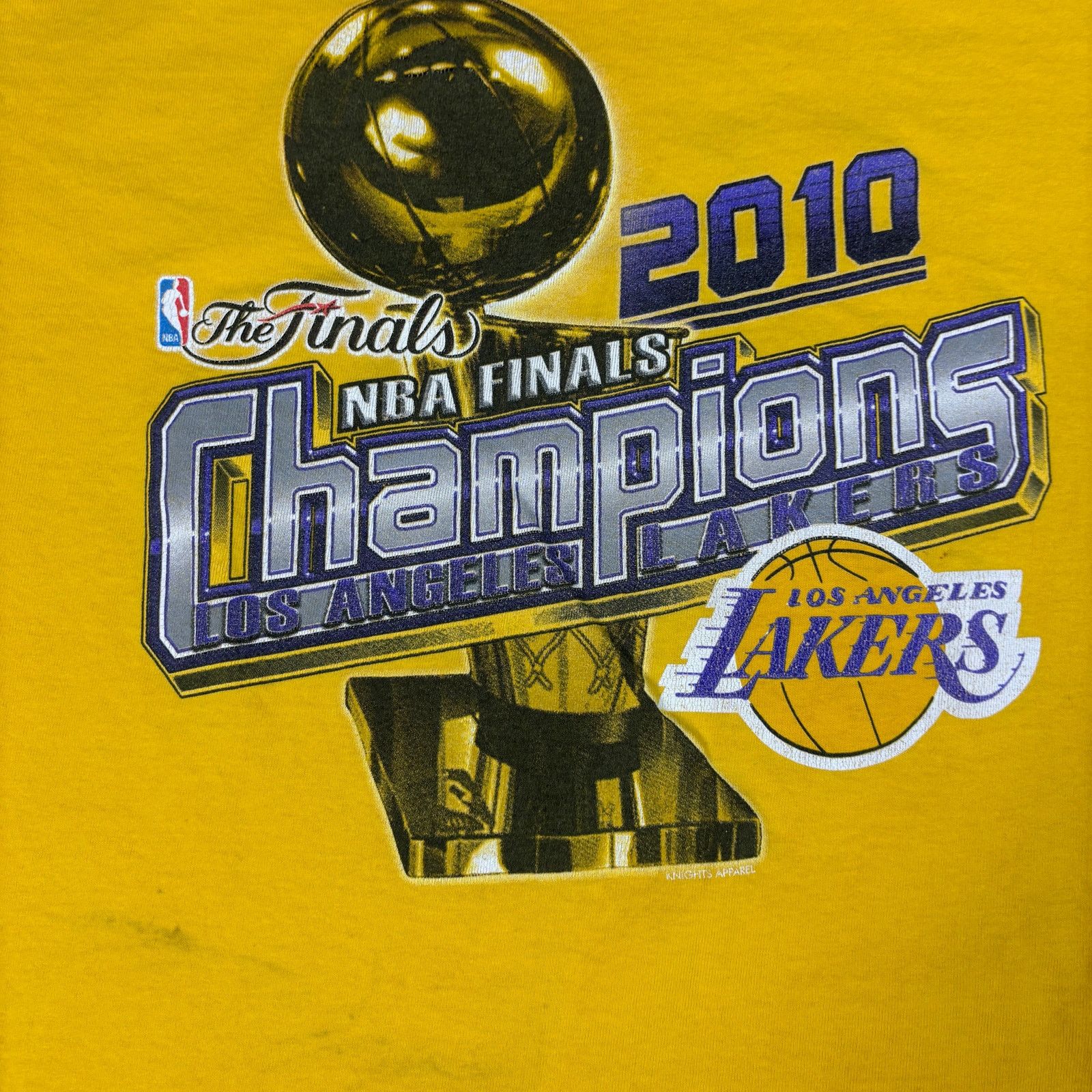 NBA y2k style 2010 NBA Finals Los Angeles Lakers Champions Large Size US L / EU 52-54 / 3 - 3 Thumbnail