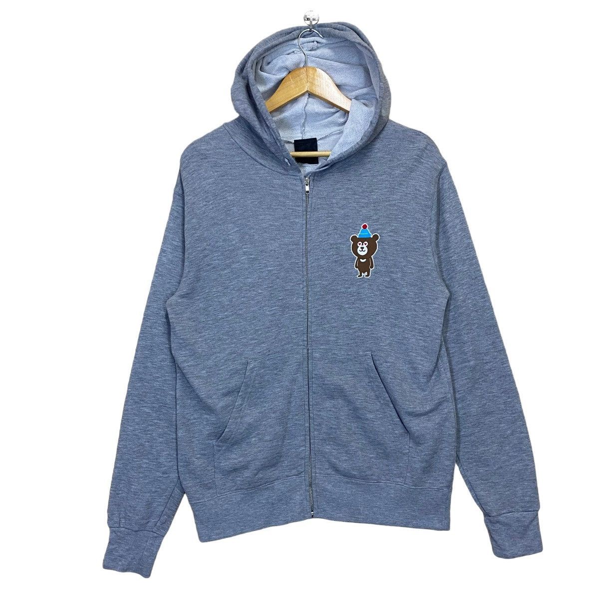 Beams Plus Beams Plus Big Logo Bear Spellout Fullzip Hoodie Size M Size US M / EU 48-50 / 2 - 6 Thumbnail
