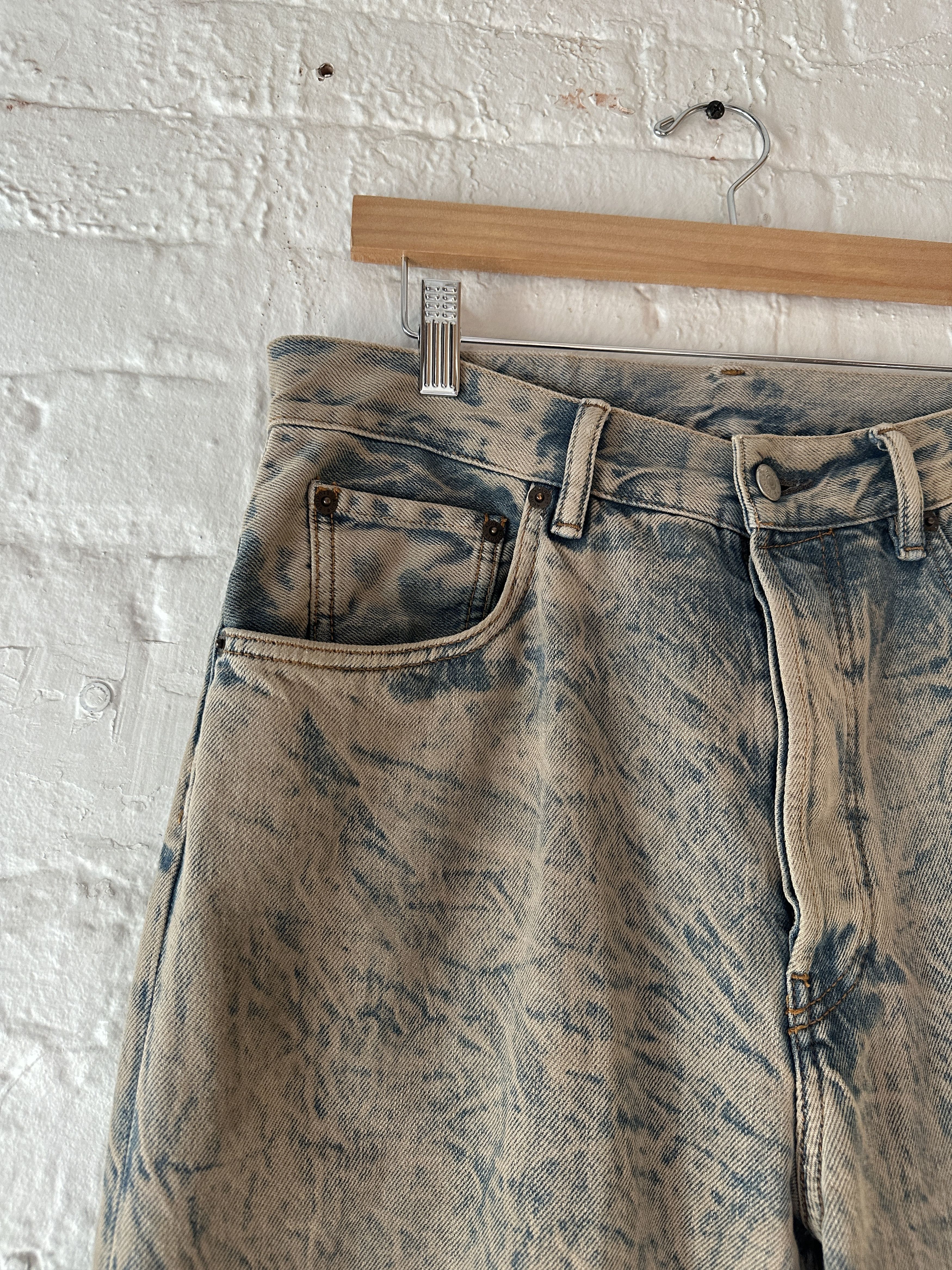 Acne Studios Acne Studios 2021M Rocky Road Wide Leg Jeans Size US 32 / EU 48 - 2 Thumbnail