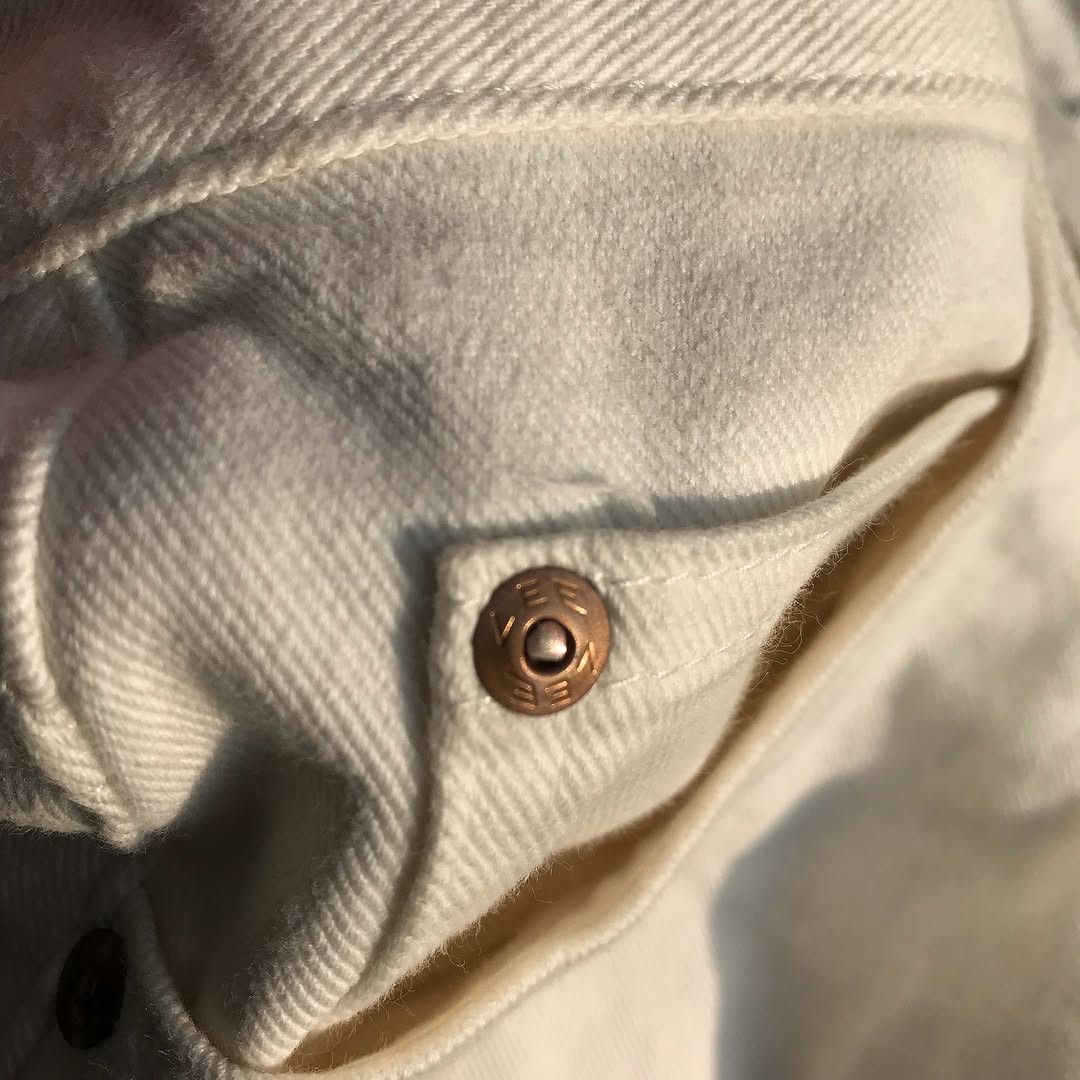 Hysteric Glamour × Jean × Lee Vintage Lee Westerner sanforized x kent in tradition white Size US 28 / EU 44 - 11 Thumbnail