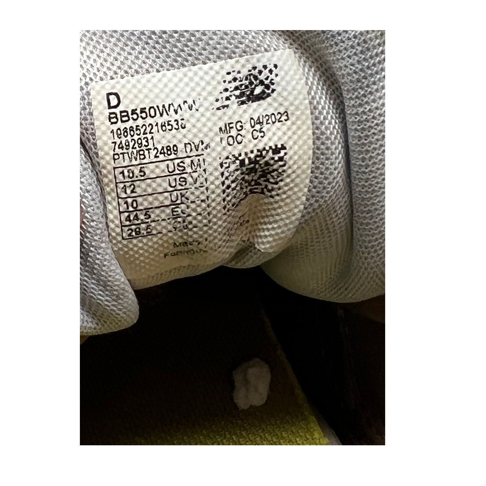 New Balance New Balance BB550 Leather Beige Sneakers Mens 10.5 Size US 10.5 / EU 43-44 - 7 Thumbnail