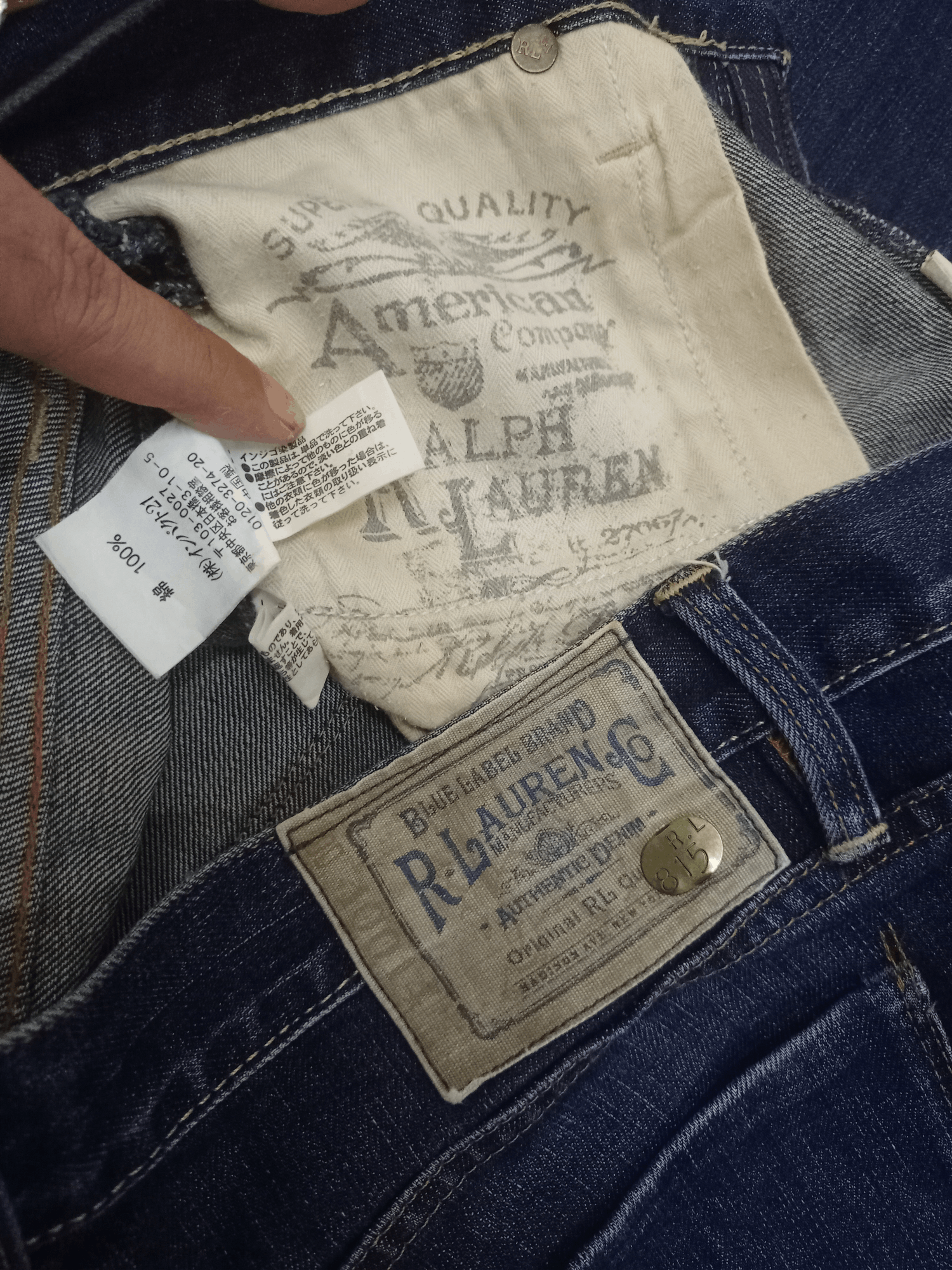 RRL Ralph Lauren × Ralph Lauren × Ralph Lauren Blue Label Vintage Ralph Lauren 815 Blue Label Flare Jeans Size US 31 - 15 Thumbnail
