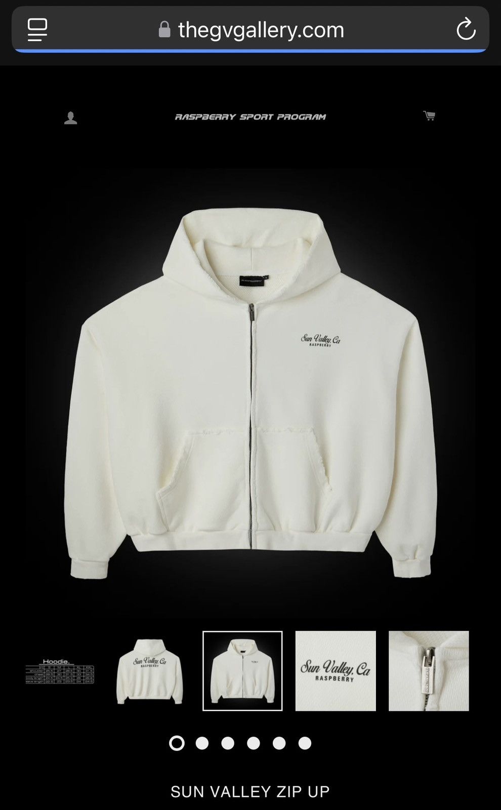The GV Gallery SUN VALLEY ZIP UP Size US S / EU 44-46 / 1 - 8 Thumbnail