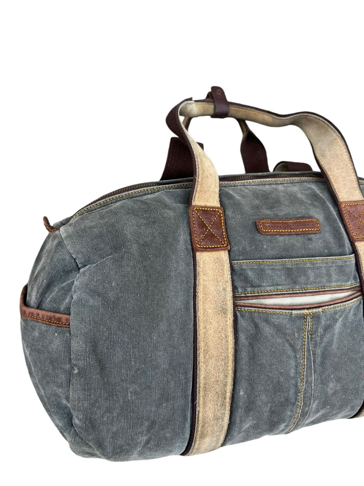 MasterPiece Vintage Masterpiece Japan Sun Fade Distressed Boston Bag Size ONE SIZE - 7 Thumbnail