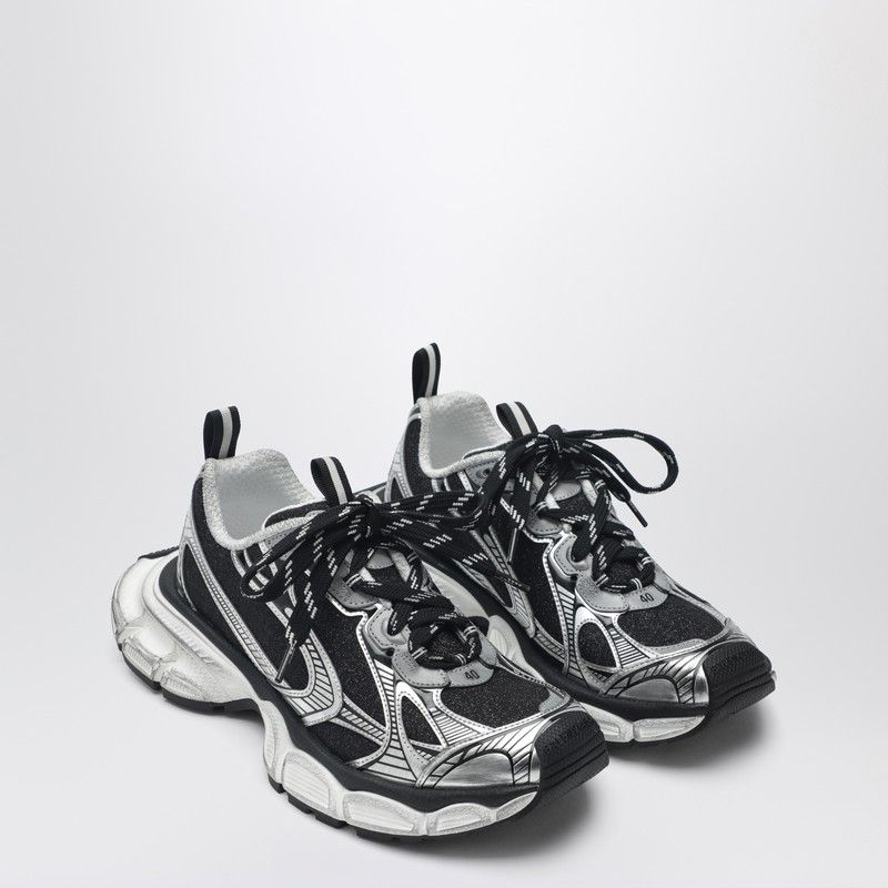 Balenciaga Balenciaga 3Xl Sneakers In Black And Silver With Glitter Size US 9 / IT 39 - 1 Thumbnail