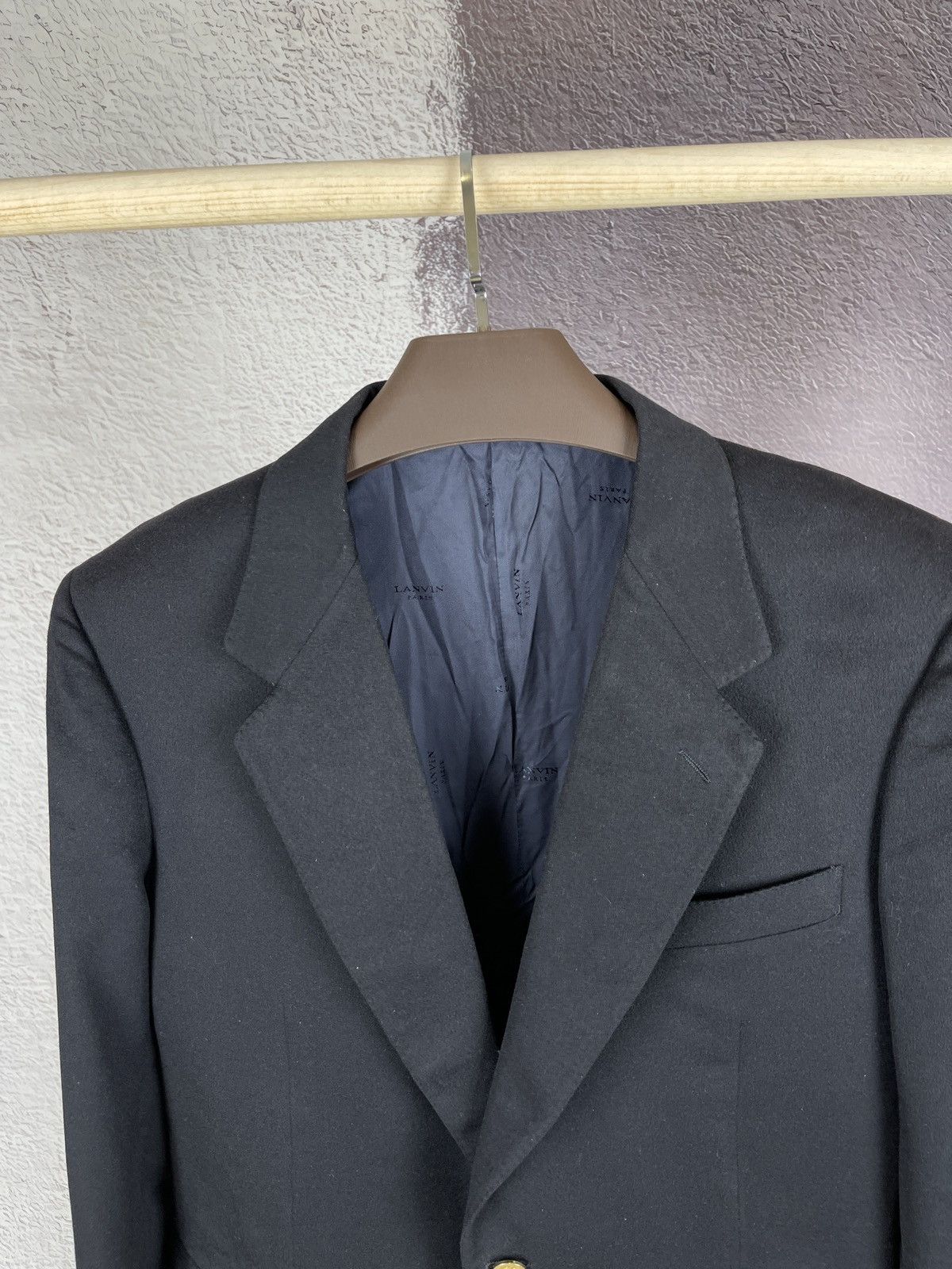 Lanvin Lanvin 100% cashmere 2 button blazer sport coat Size 44R - 9 Thumbnail