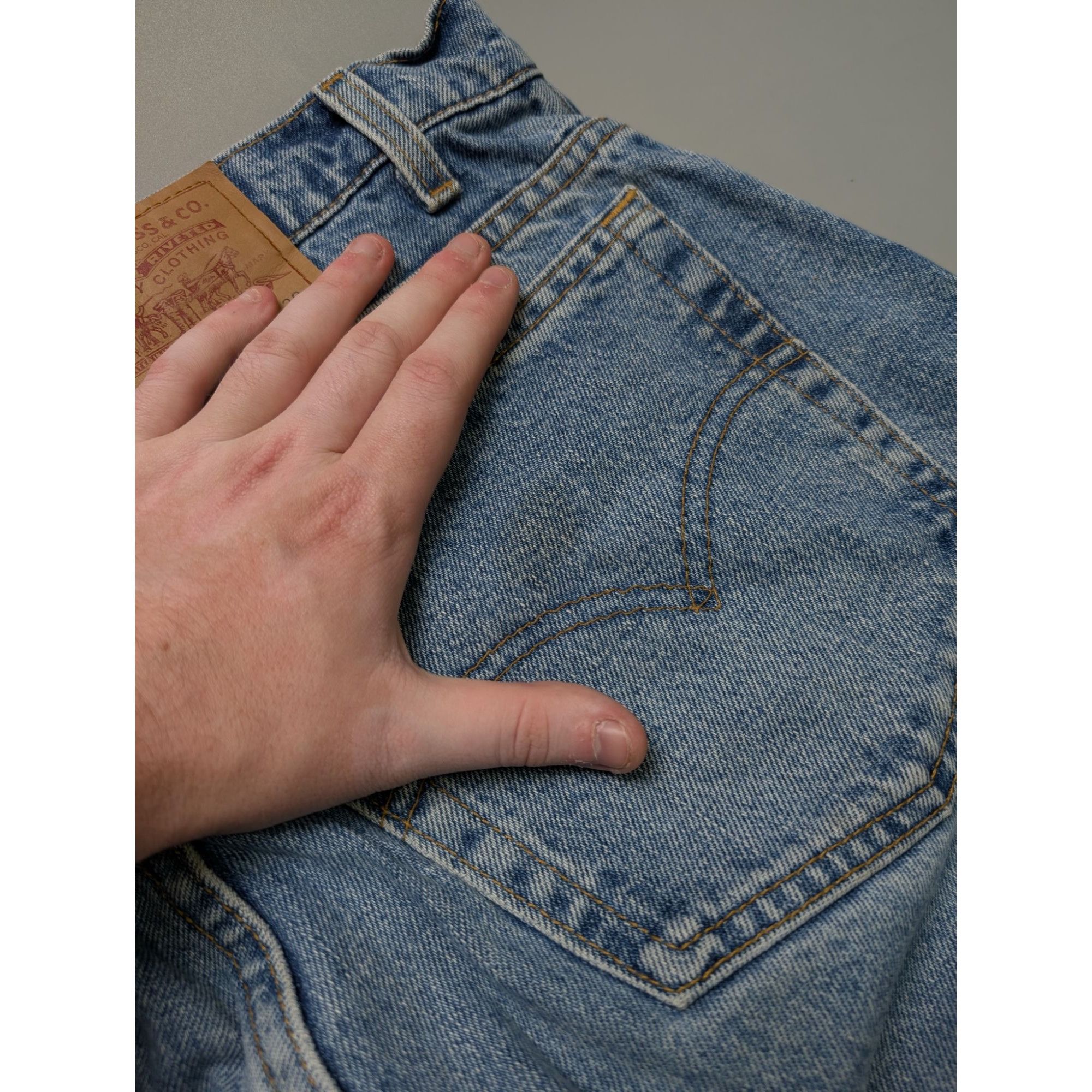 Levi's Levi's 550 Made in USA Relaxed Fit Denim Jeans Pants (Y1078) Size US 38 / EU 54 - 15 Thumbnail