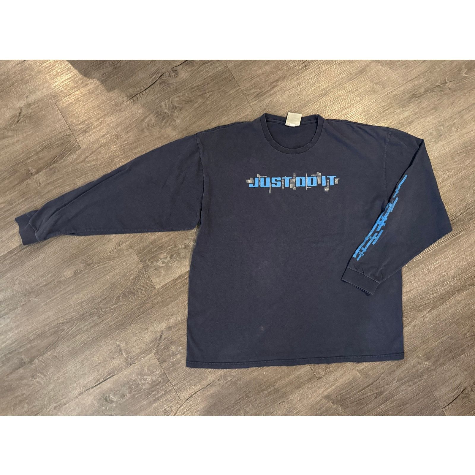 Nike Y2K Nike Just Do It Long Sleeve Shirt XL Size US XL / EU 56 / 4 - 1 Thumbnail