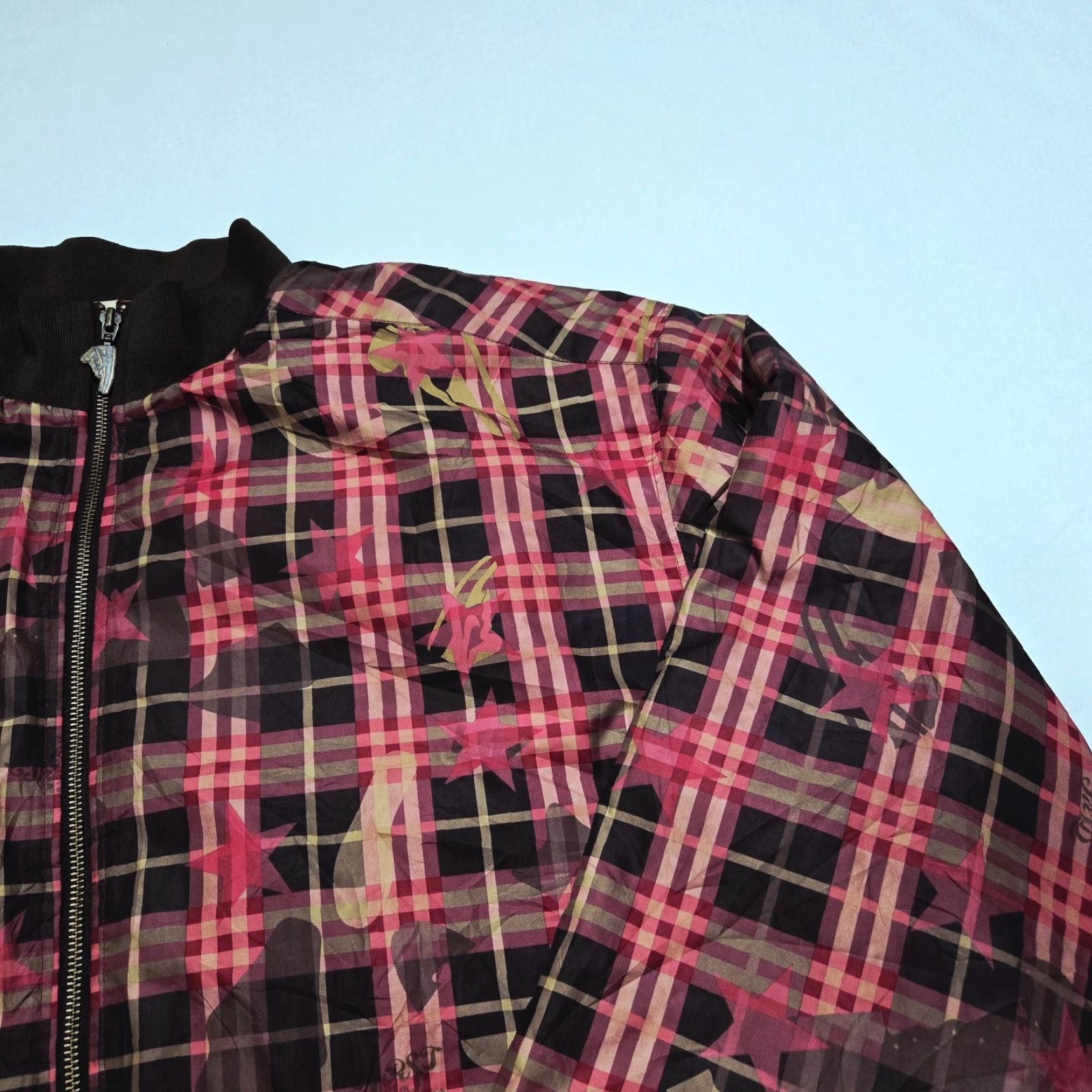 Nike VINTAGE Nike BRS Bomber Jacket Mens XL Red Plaid Nike Bomber Jacket XL Mens Red Plaid 90s Army Logo Casual Size US XL / EU 56 / 4 - 3 Thumbnail