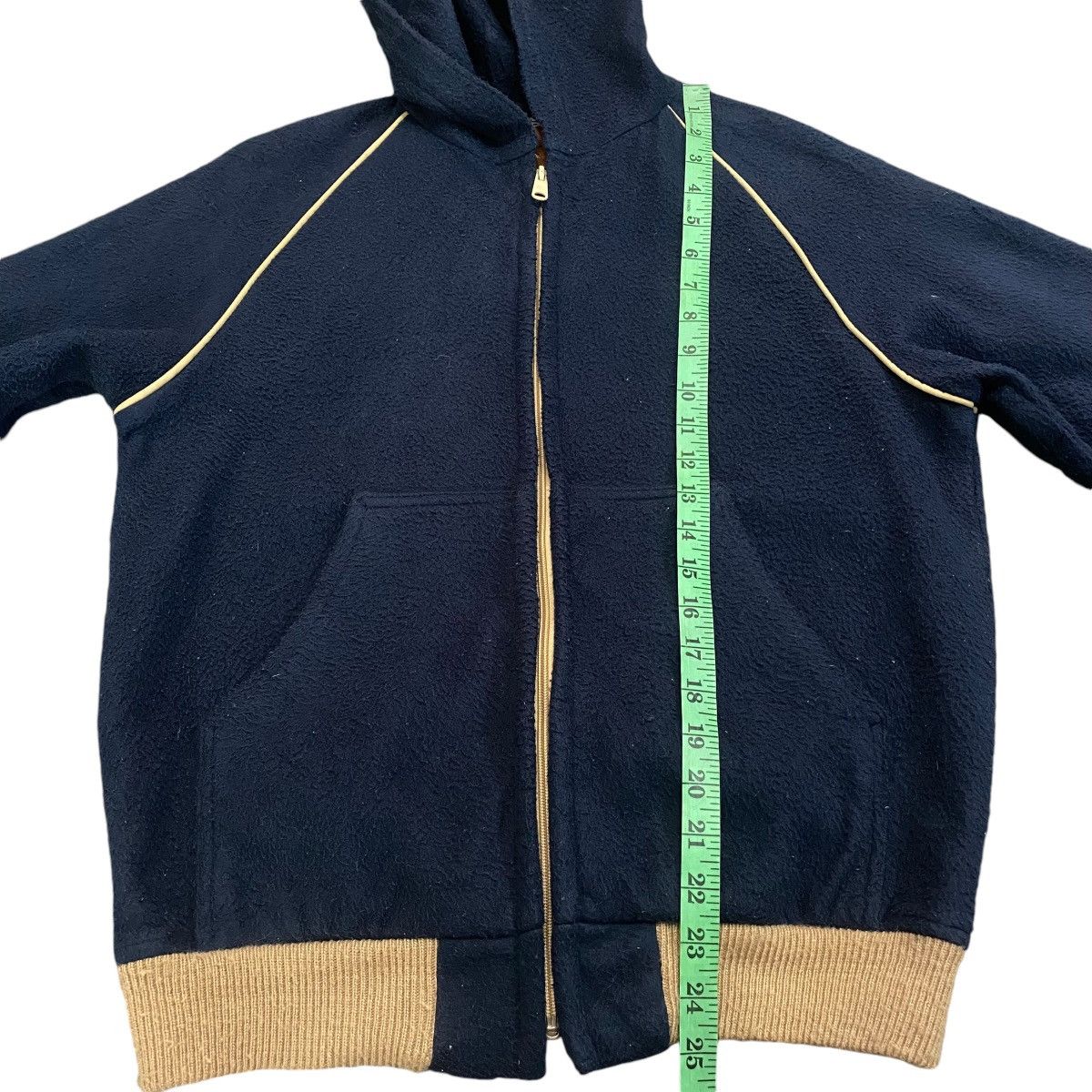 Vintage × Woolrich Woolen Mills Vintage 70s Woolrich Fleece Hoodie Zipper M Size Size US M / EU 48-50 / 2 - 12 Thumbnail