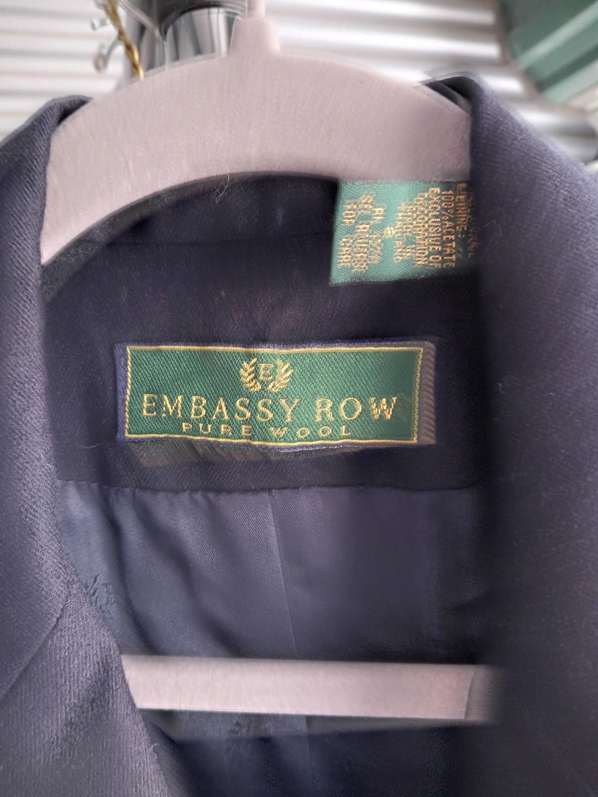 Designer Embassy Row Pure Wool Blazer size 8 Size M / US 6-8 / IT 42-44 - 4 Thumbnail