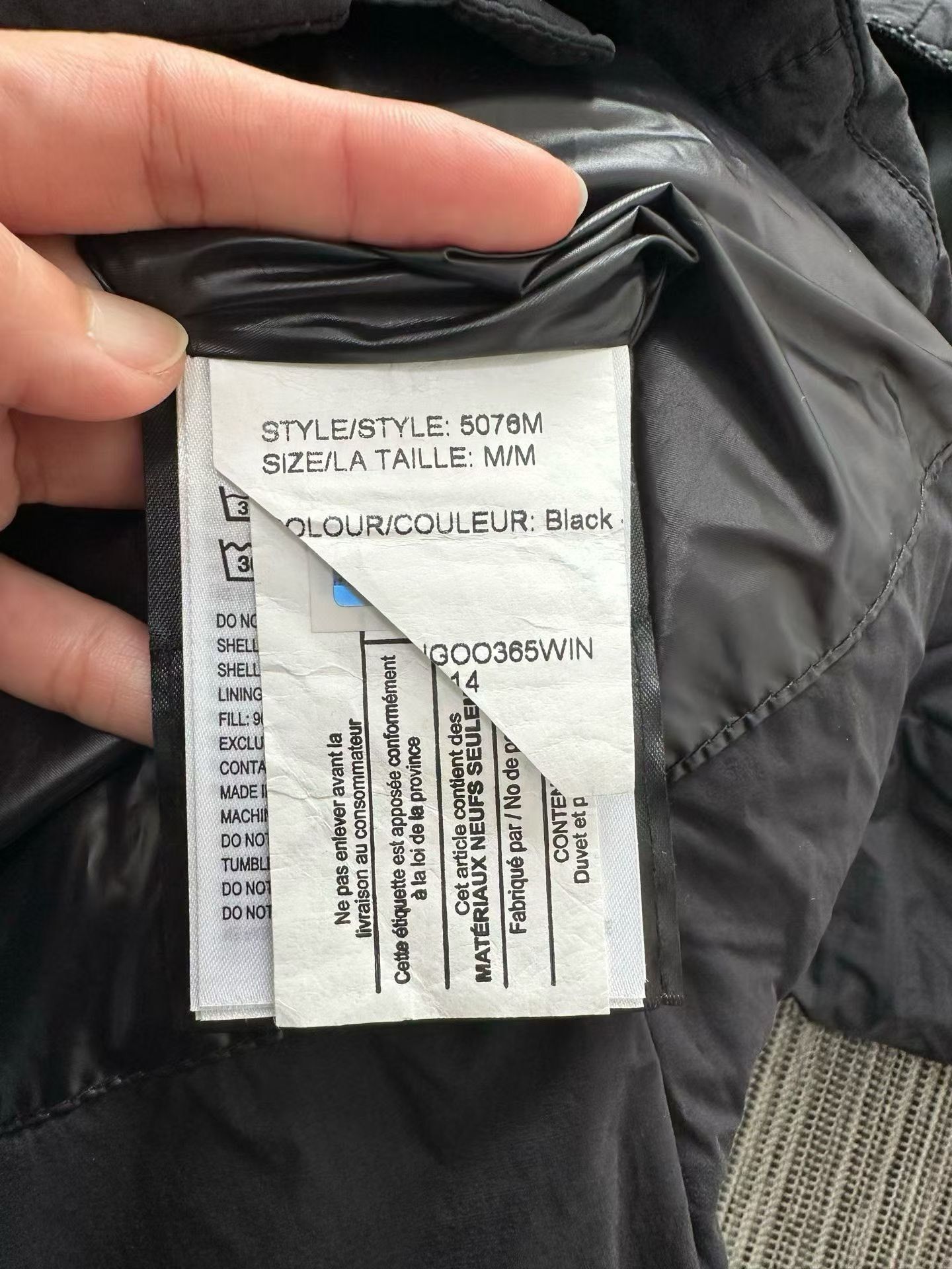 Canada Goose Canada Goose Black Down Jacket Size US M / EU 48-50 / 2 - 4 Thumbnail