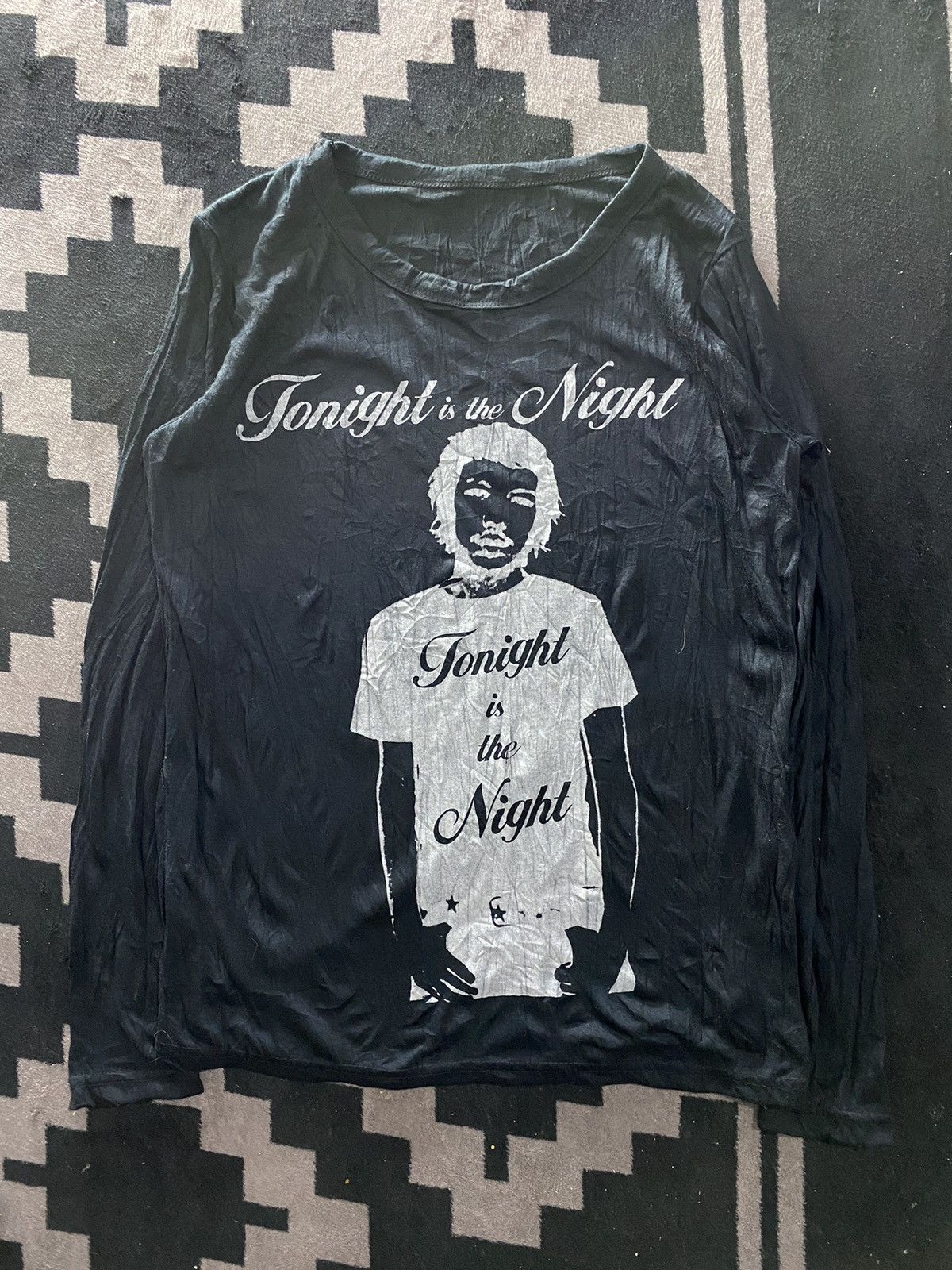 If Six Was Nine × Japanese Brand × Le Grande Bleu (L.G.B.) Tonight is the night longsleeve tshirt Size US M / EU 48-50 / 2 - 1 Thumbnail