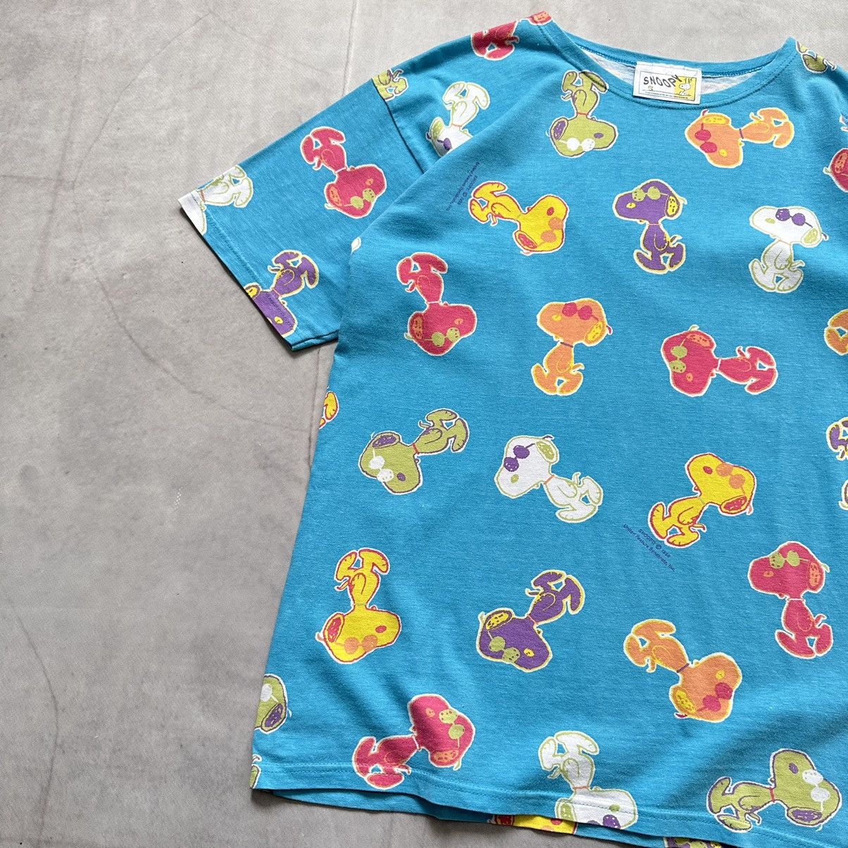 Cartoon Network × Peanuts × Vintage RARE Snoopy Monogram Vintage Peanuts Cartoon Movie T-Shirt Size US M / EU 48-50 / 2 - 4 Thumbnail
