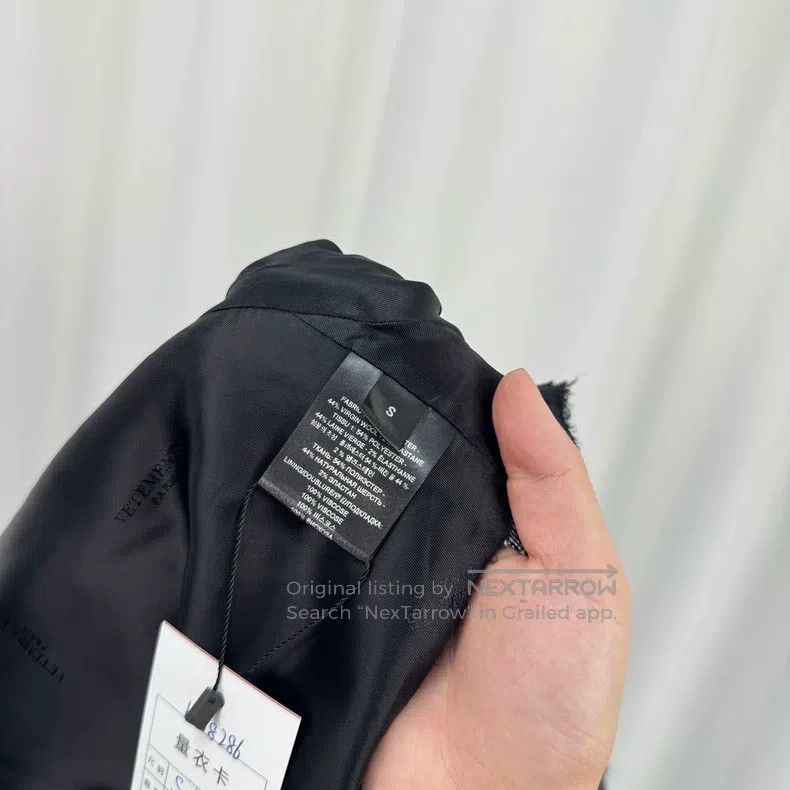 Vetements Vetements Patch Lettering Short Checkered Blazer Jacket Size S / US 4 / IT 40 - 8 Thumbnail