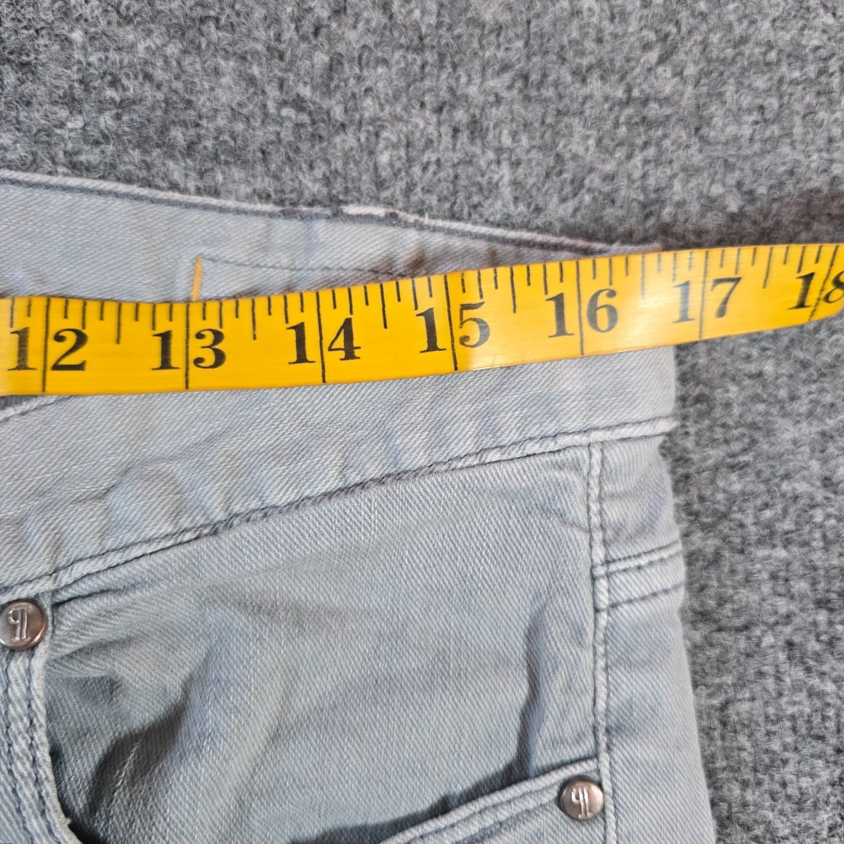 Vintage Pilcro Anthropologie Jeans Women Gray Straight Low Rise Stretch Basic Capsule Jeans Size 30" / US 8 / IT 44 - 5 Thumbnail