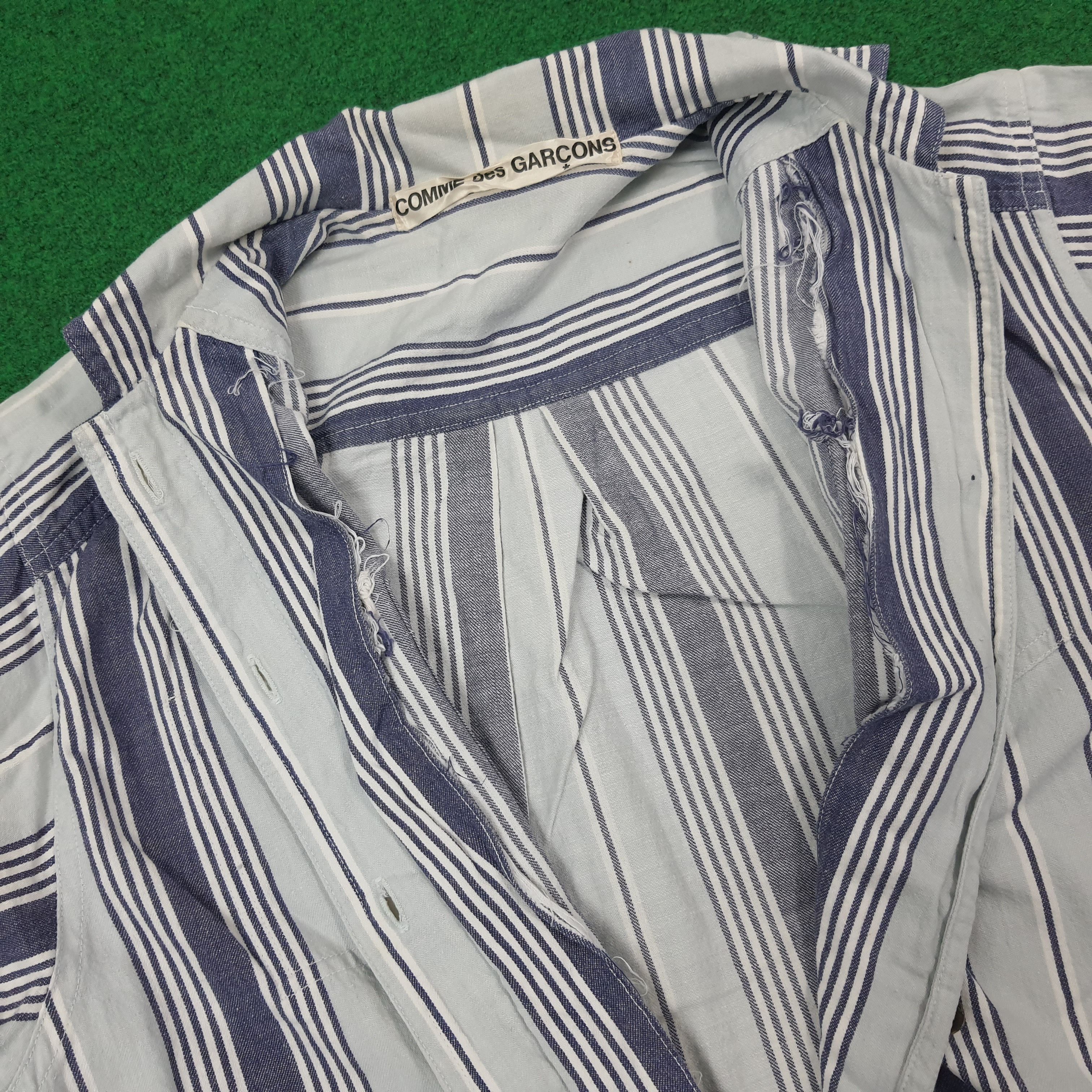 Comme des Garcons Vintage Comme Des Garcons 90s Striped Shirt Dress C268N5 Size M / US 6-8 / IT 42-44 - 6 Thumbnail