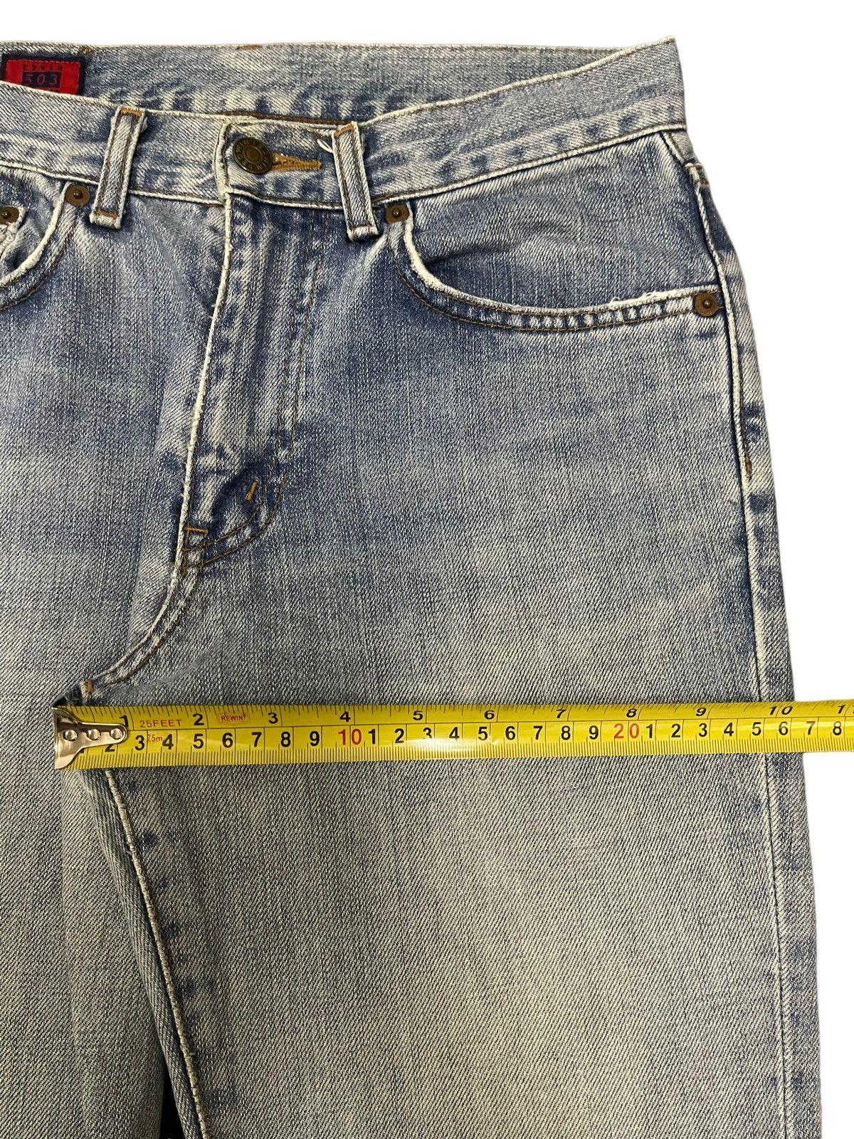 Edwin Vintage Edwin 503 Blue Wash Style Wide Leg Jeans Size US 29 - 15 Thumbnail