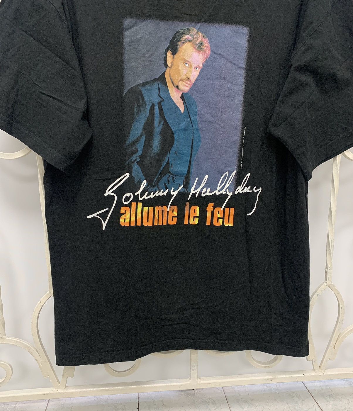 Band Tees × Vintage Vintage Johny Hallyday Stade De France Tour 1998 T-shirt Size US XL / EU 56 / 4 - 10 Thumbnail