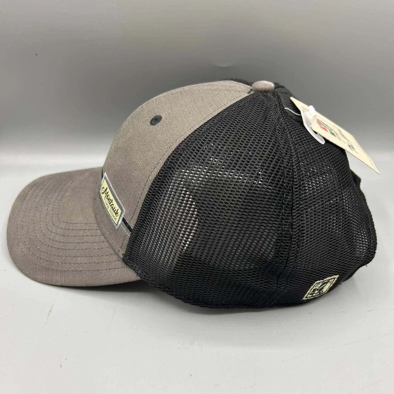 The Game Montauk Long Island Trucker Hat Men Gray Black Strap Back Size ONE SIZE - 7 Thumbnail