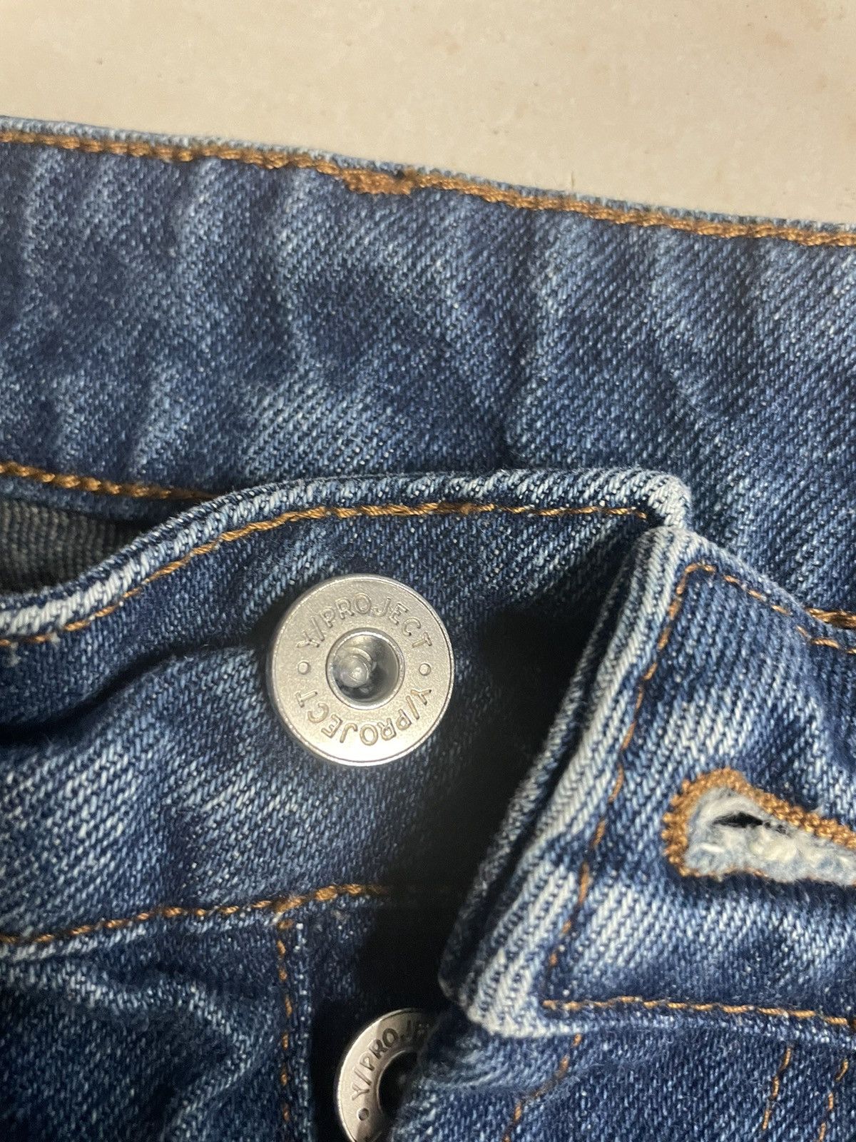 Japanese Brand Vintage Y2K Flared Denim Jeans Size US 31 - 3 Thumbnail