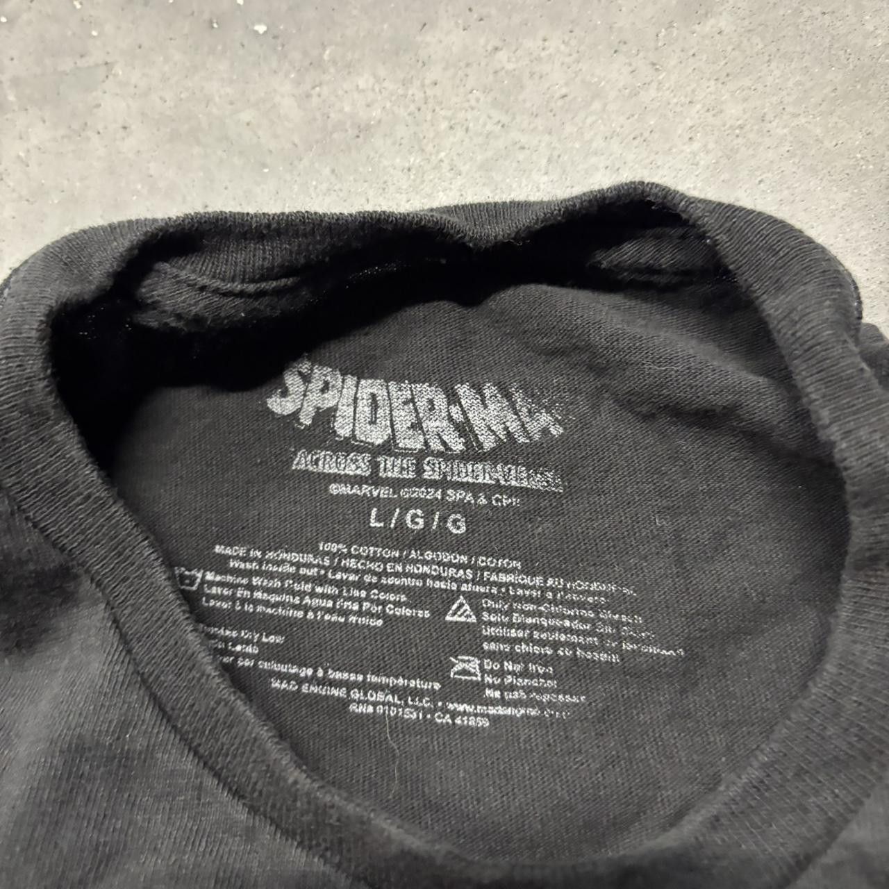 Marvel Comics × Vintage Crazy Vintage Y2K/2000s Marvel Spiderman Black Graphic Tee! Size US L / EU 52-54 / 3 - 3 Thumbnail