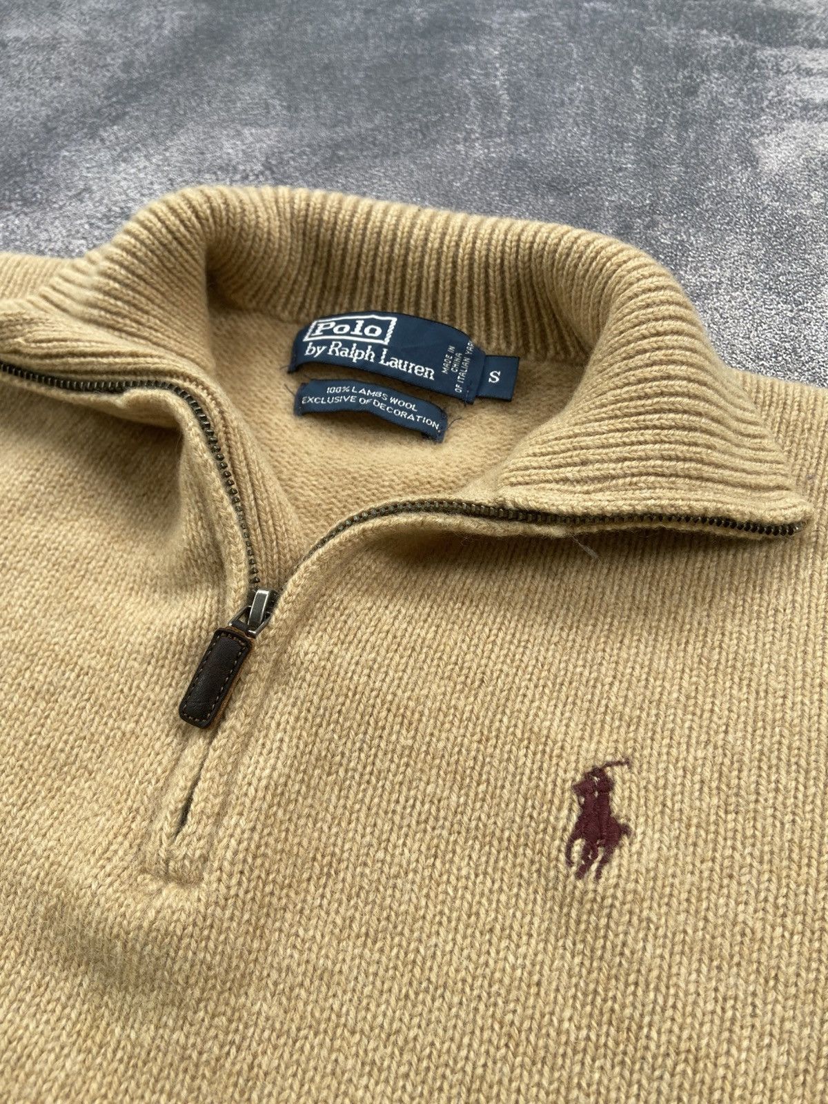 Polo Ralph Lauren × Vintage 🌊 Vintage Polo Ralph Lauren Quarter 1/4 Zip Sweater Y2K Size US S / EU 44-46 / 1 - 4 Thumbnail
